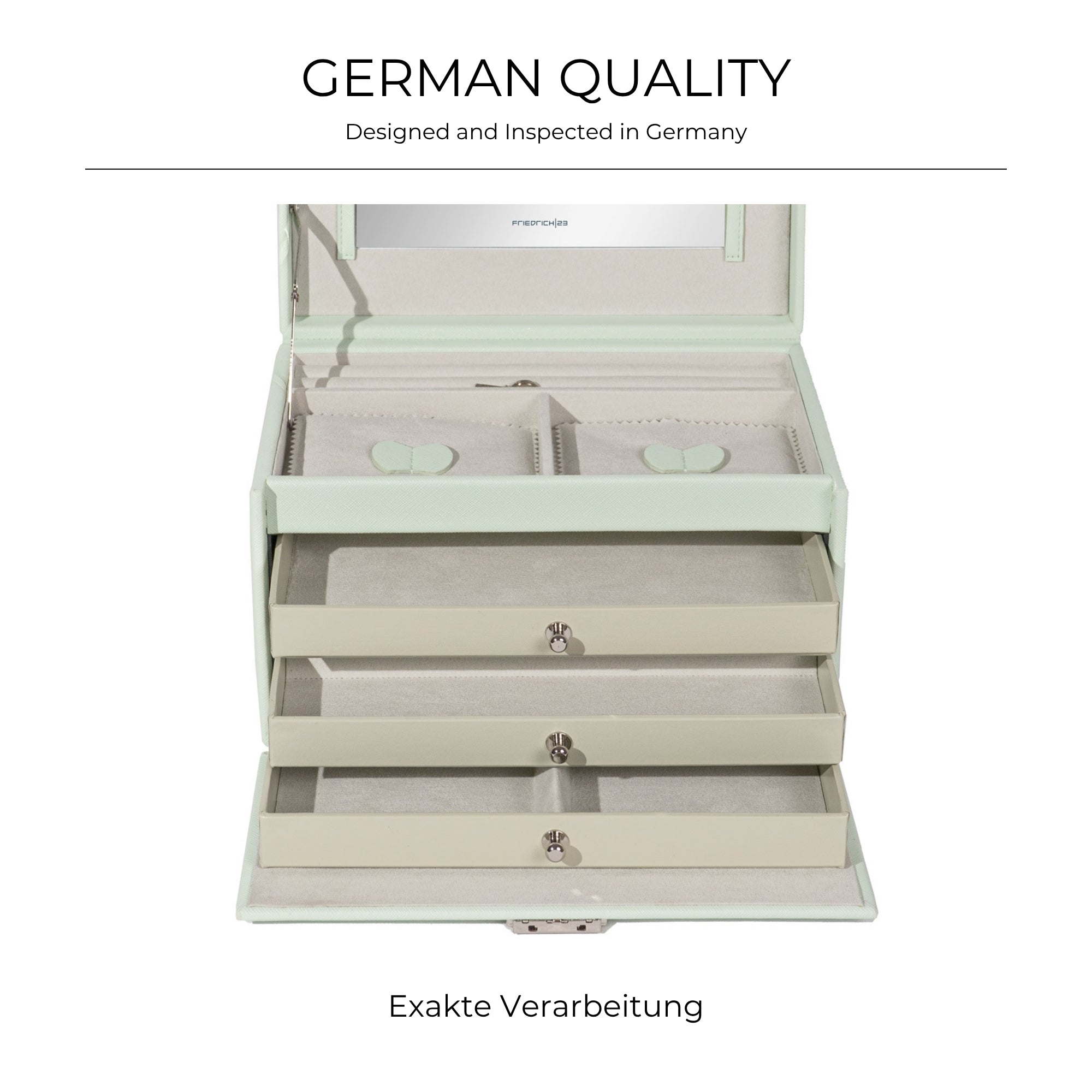 JOLIE Schmuckkästchen in Kreuznarben Optik