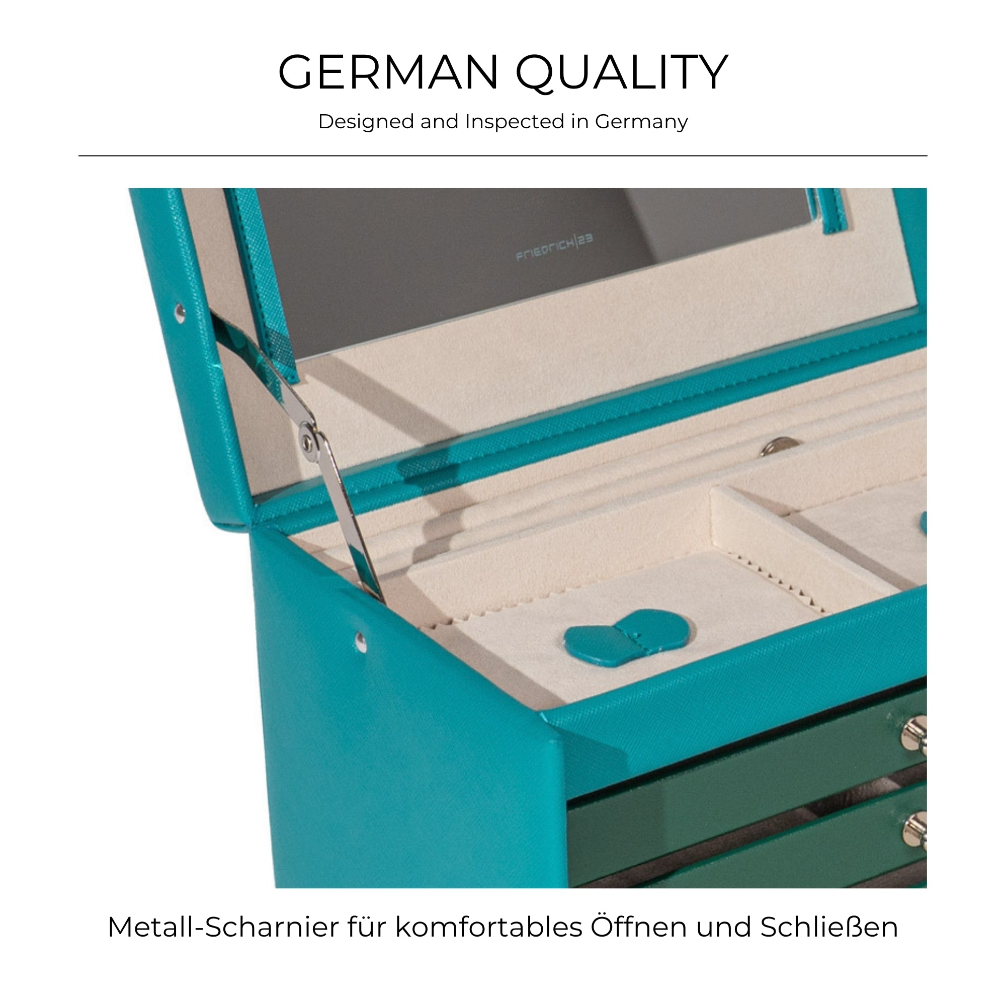 JOLIE Schmuckkästchen in Kreuznarben Optik