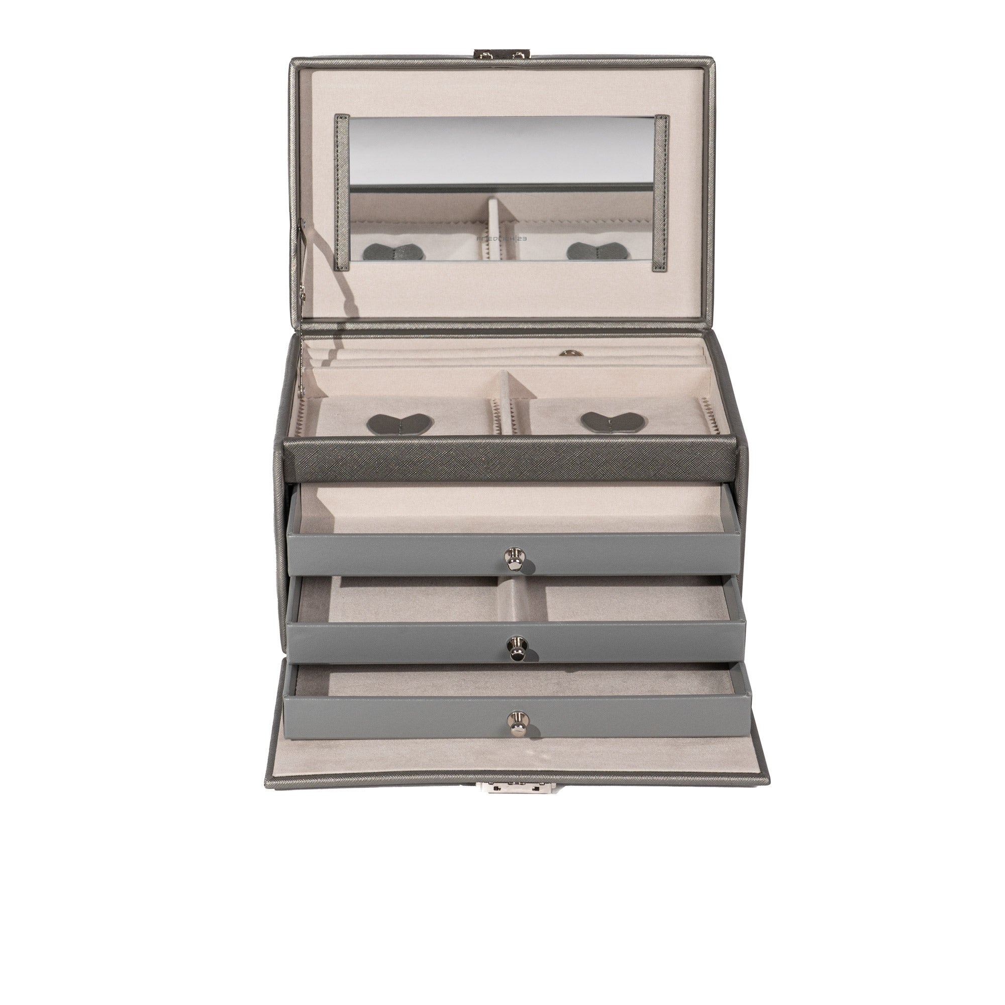 Jolie jewelry box in cross -crevets optics