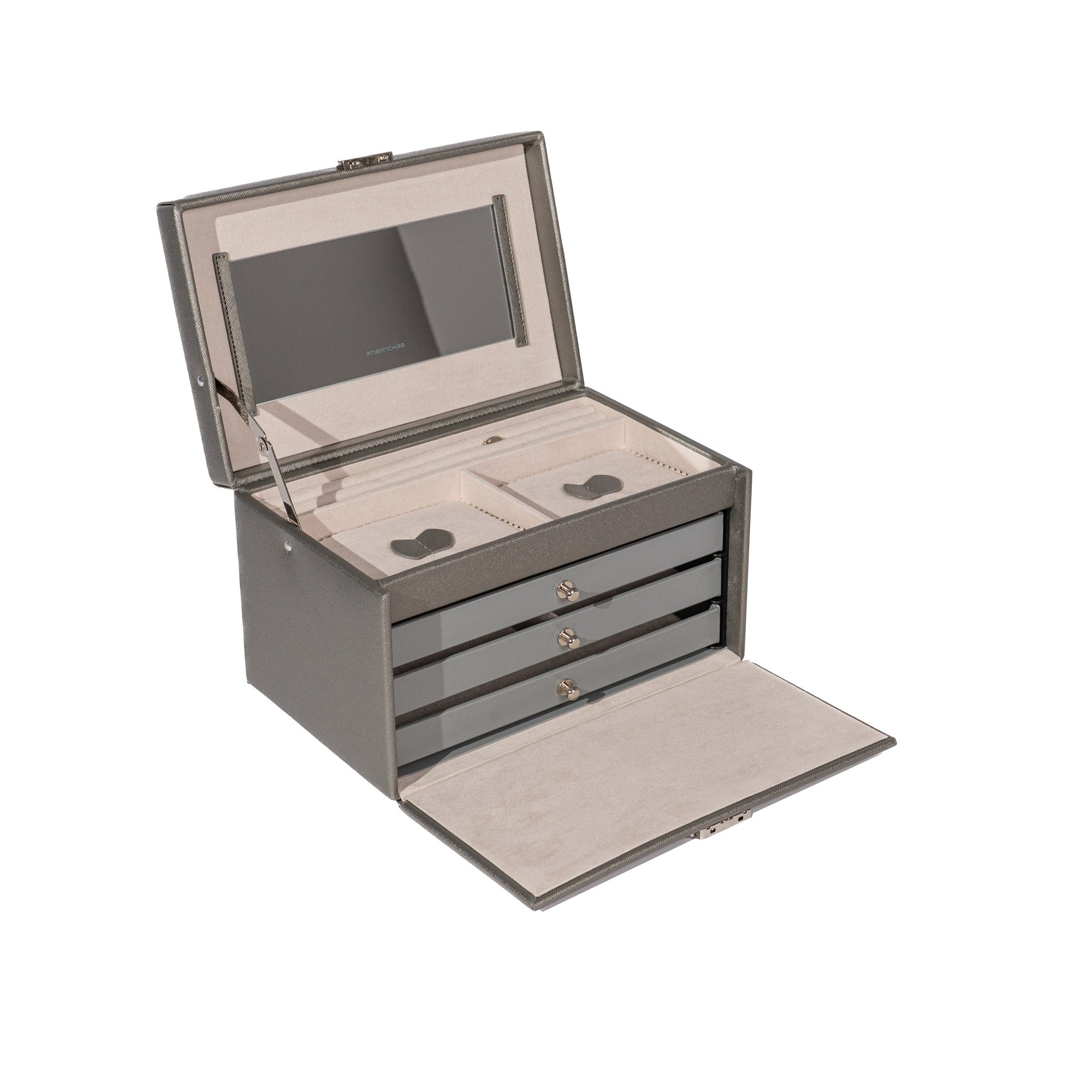 Jolie jewelry box in cross -crevets optics
