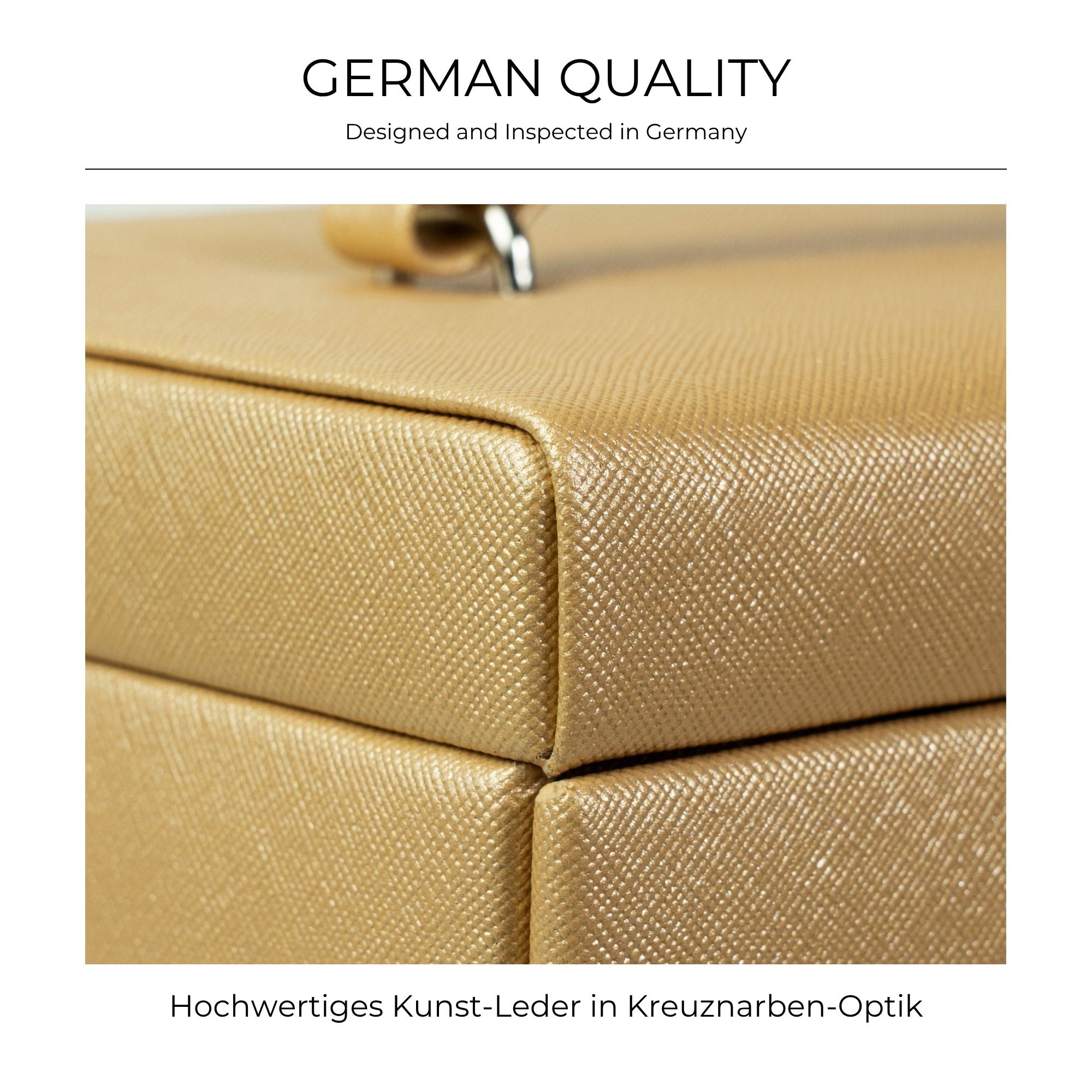 JOLIE Schmuckkästchen in Kreuznarben Optik