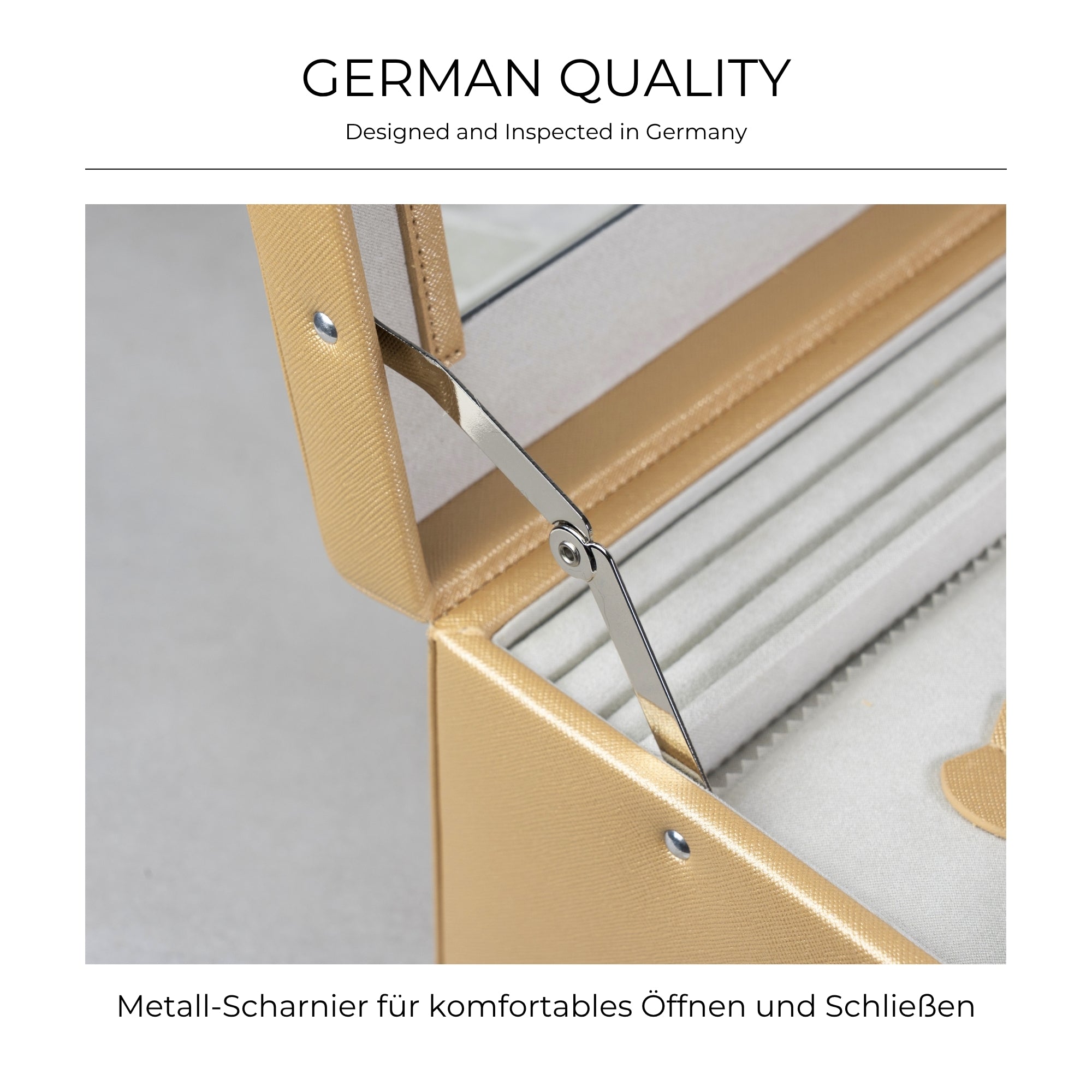 JOLIE Schmuckkästchen in Kreuznarben Optik