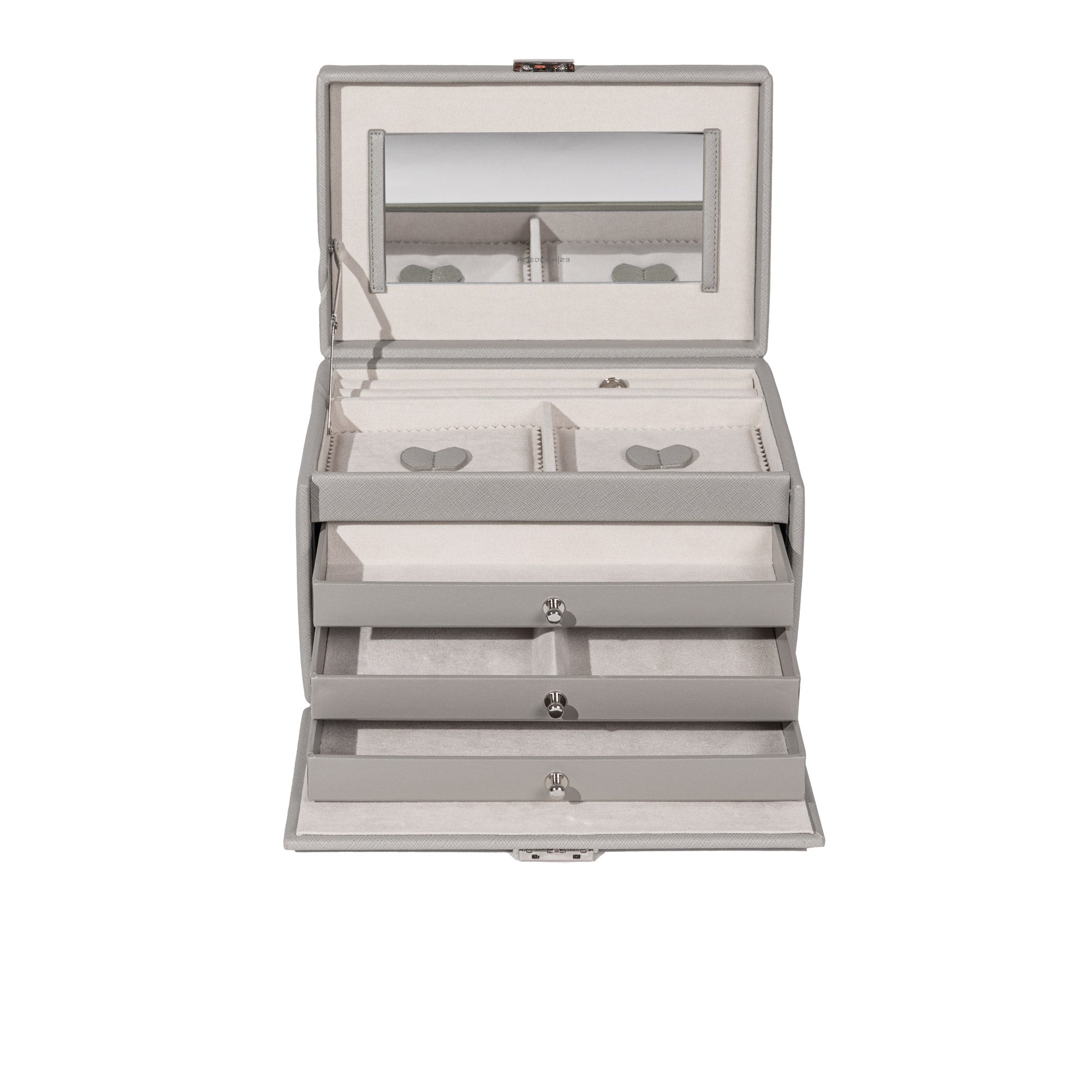 Jolie jewelry box in cross -crevets optics