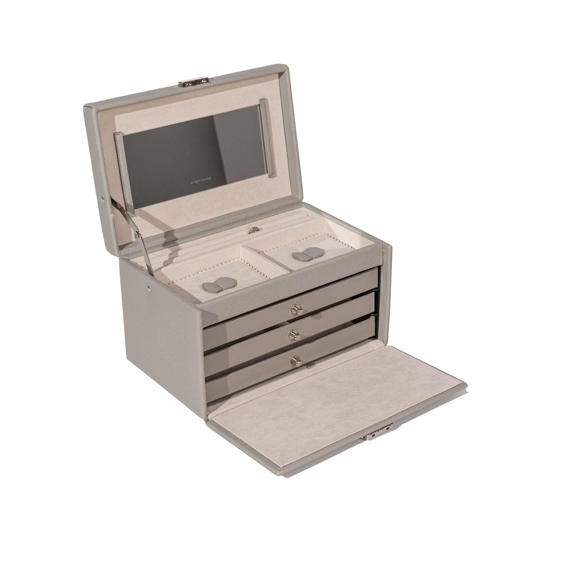 Jolie jewelry box in cross -crevets optics