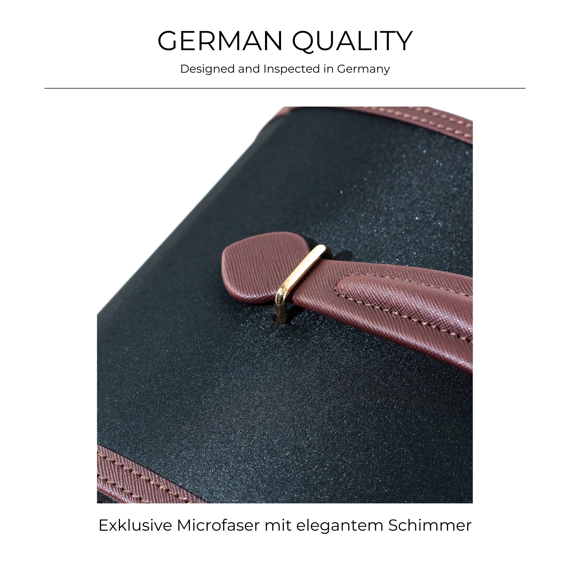Copenhagen jewelry box with watch compartment