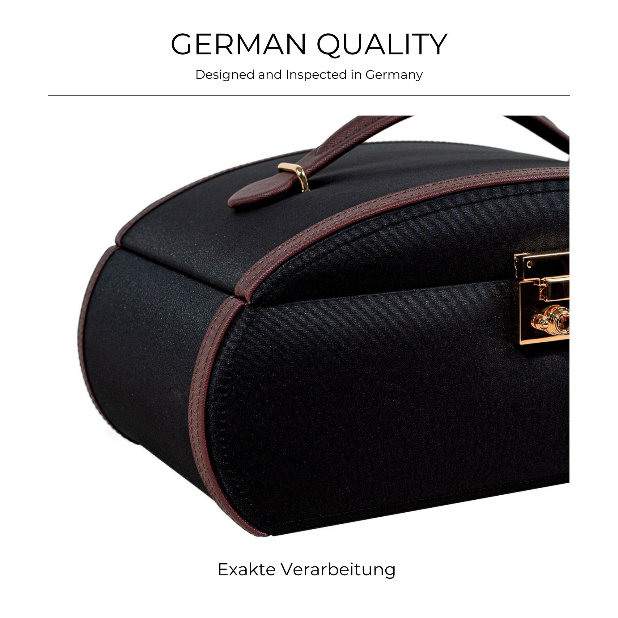 Copenhagen jewelry box with watch compartment