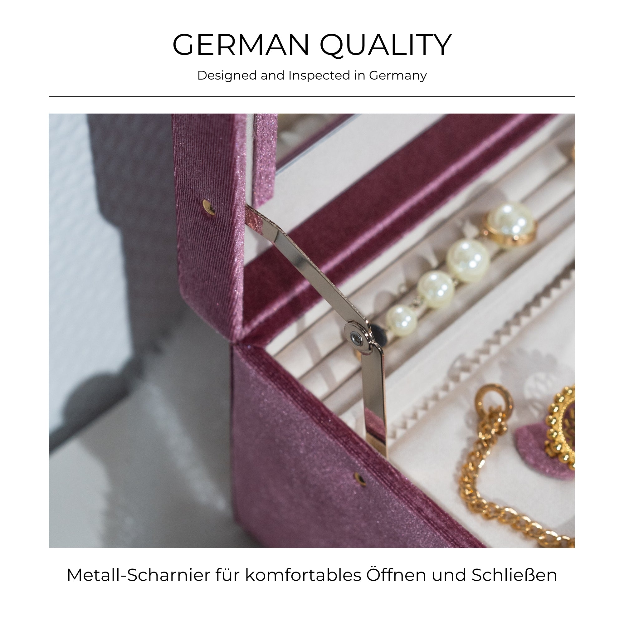 CHENILLE Schmuckkasten aus Samt