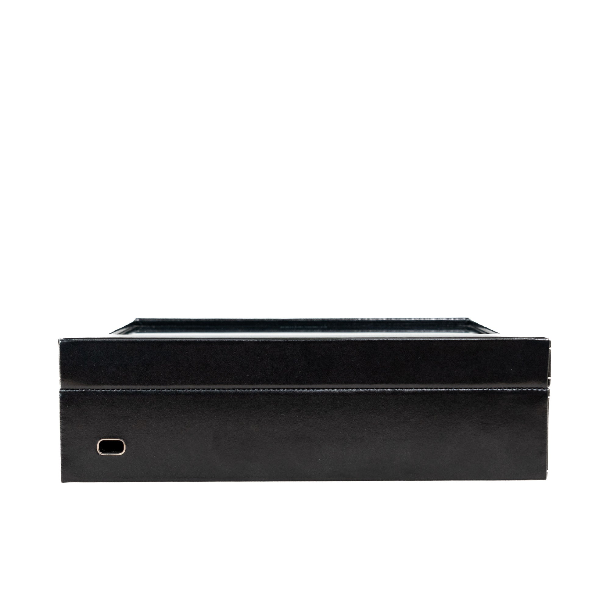 LONDON Uhrenbox für 10 Uhren aus Leder mit Glas