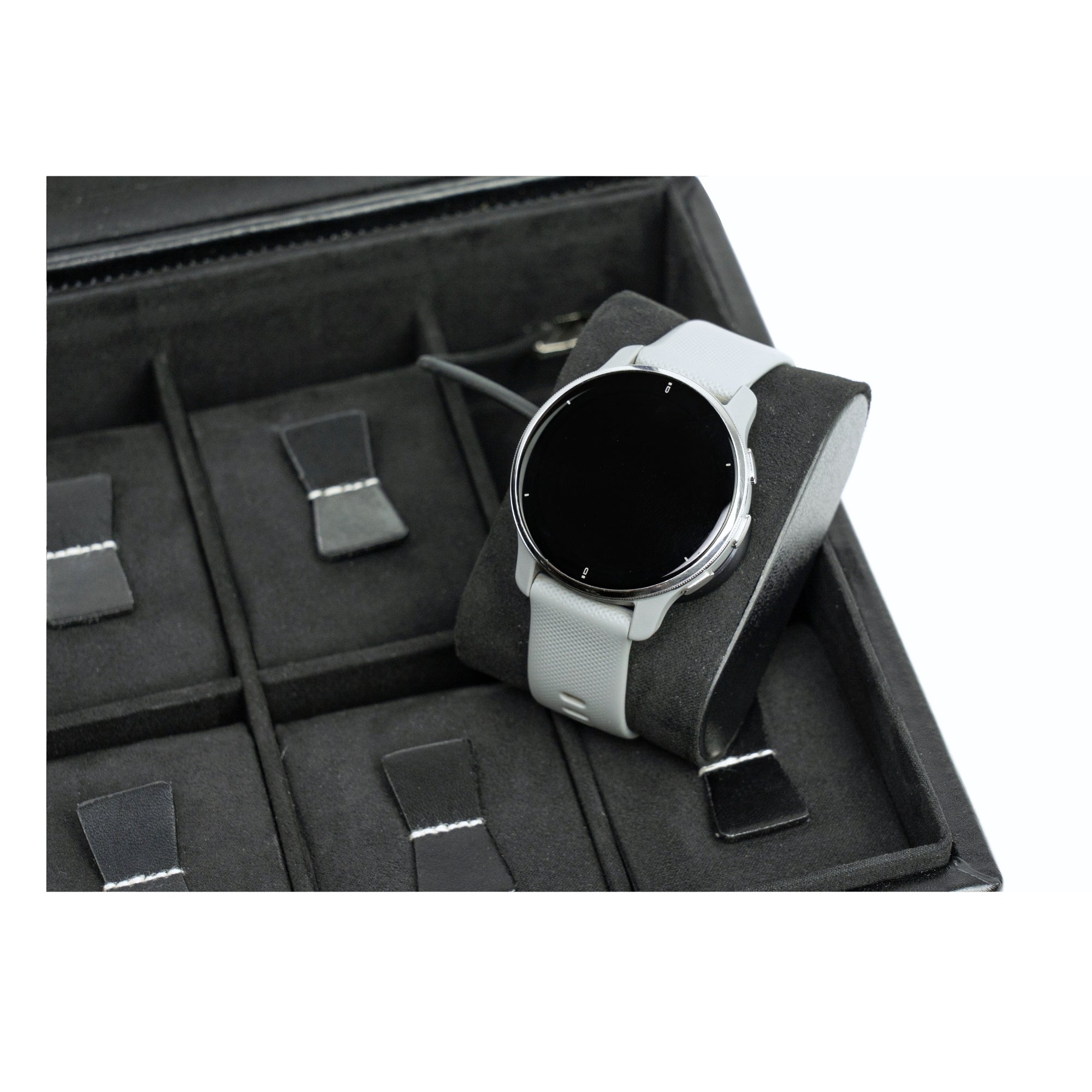 LONDON Uhrenbox für 10 Uhren aus Leder