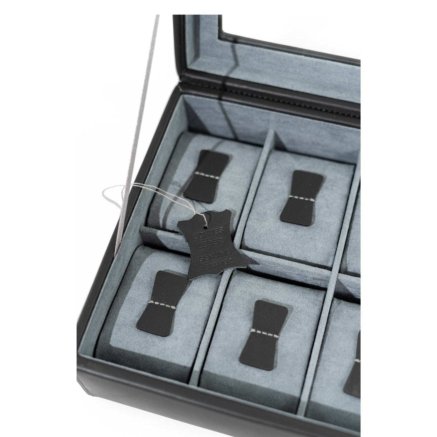 INFINITY Uhrenbox aus Leder für 10 Uhren