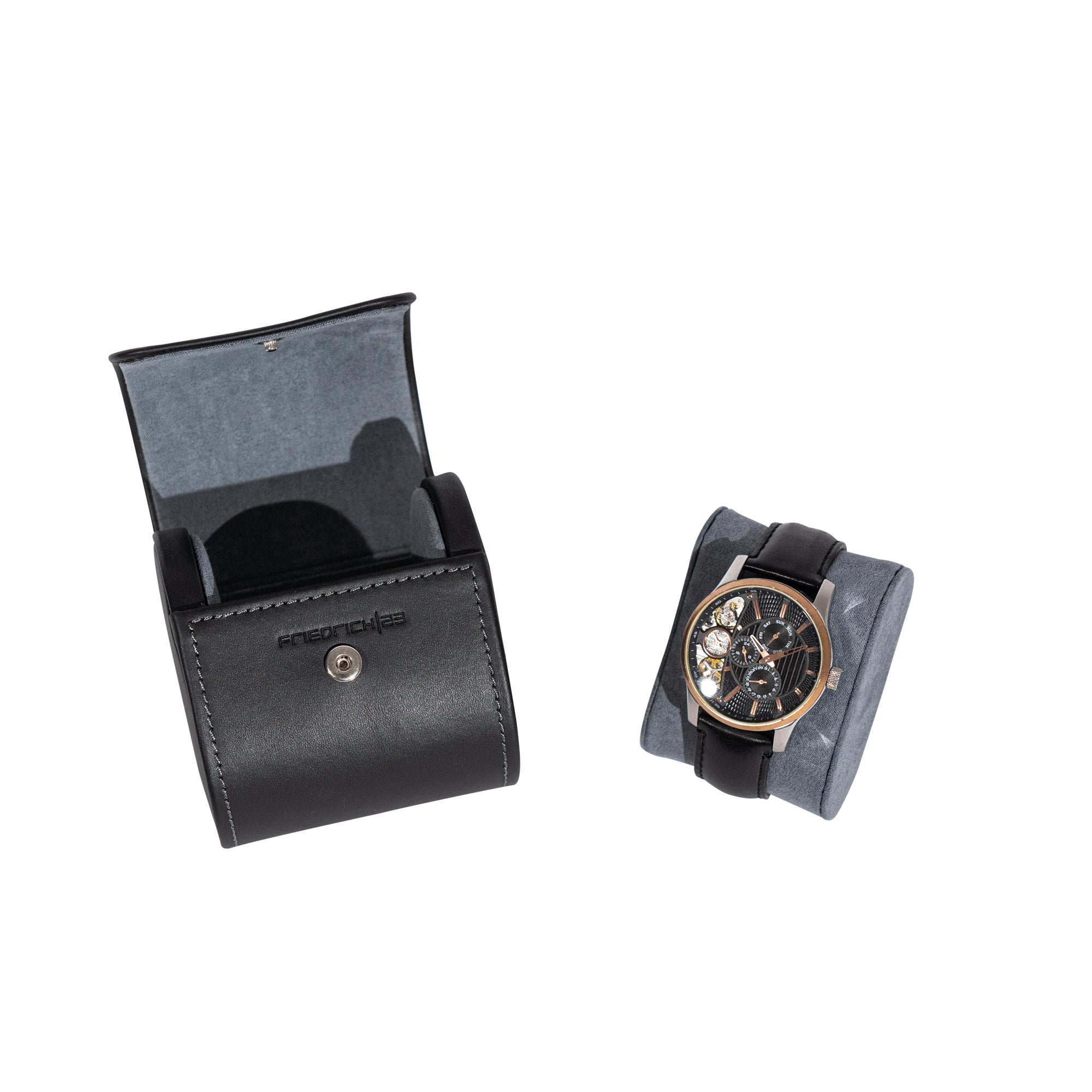 Infinity watch case made of leather for 1 one watch