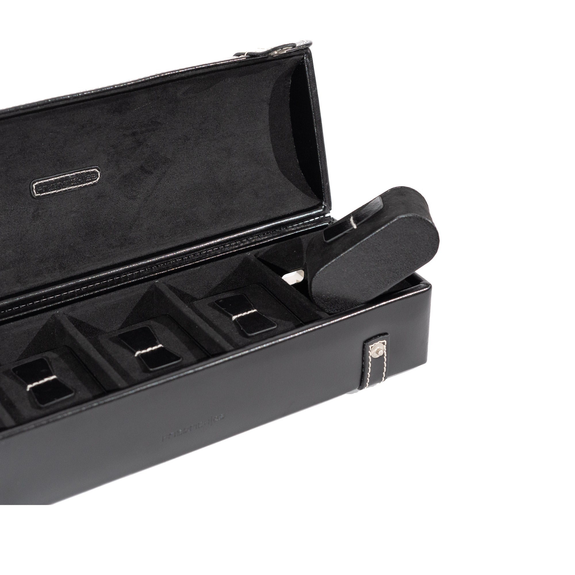 LONDON Uhrenbox für 5 Uhren aus Leder