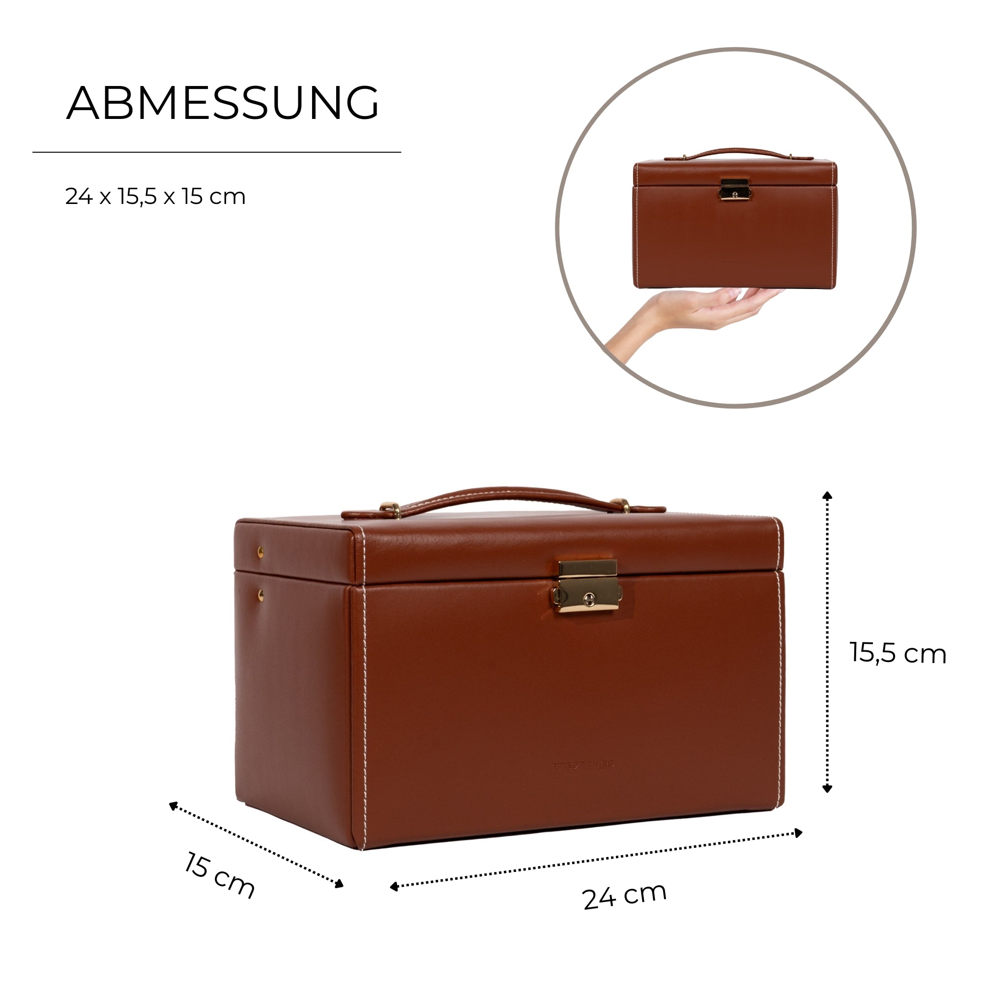 CORDOBA Schmuckkasten aus Leder