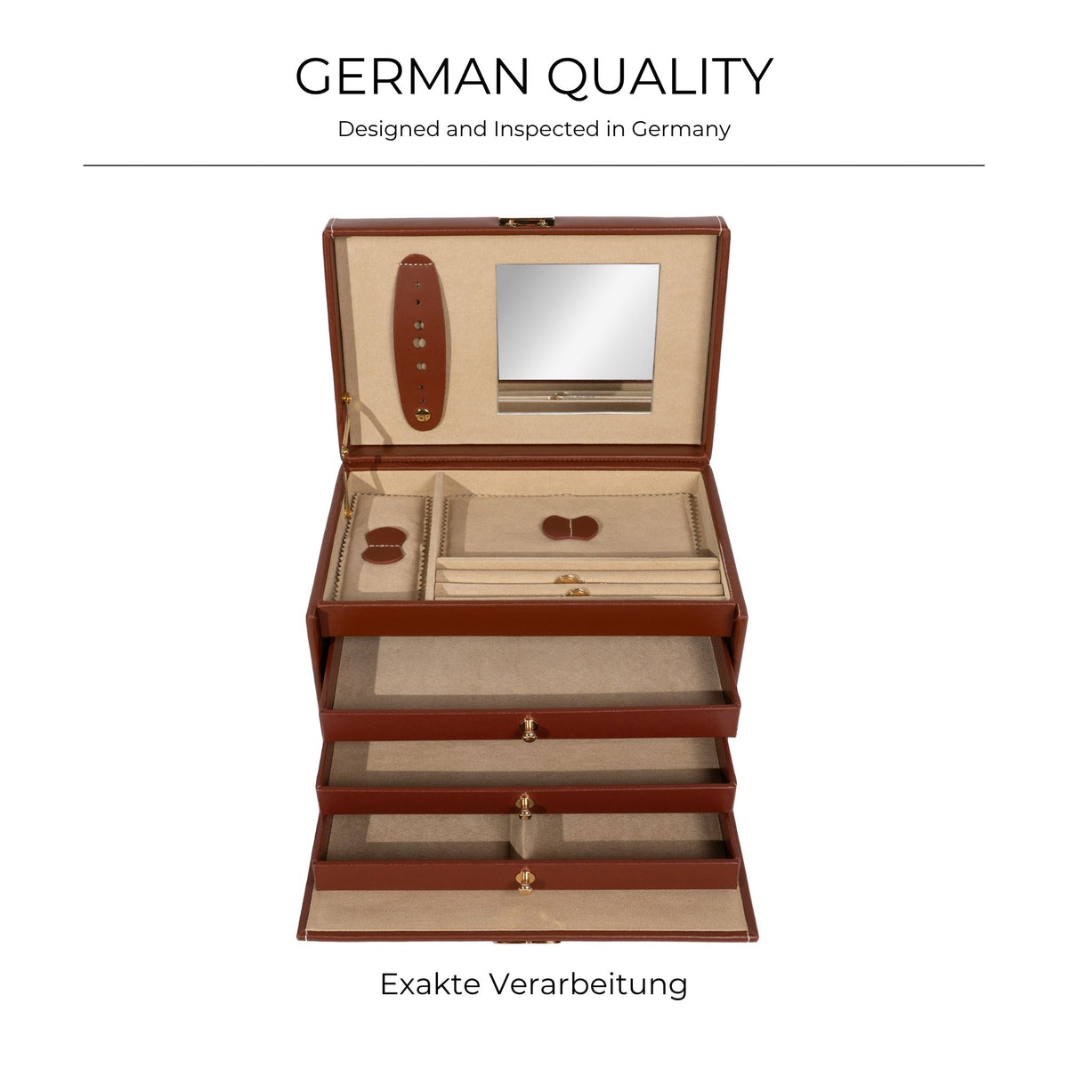 CORDOBA leather jewelry box
