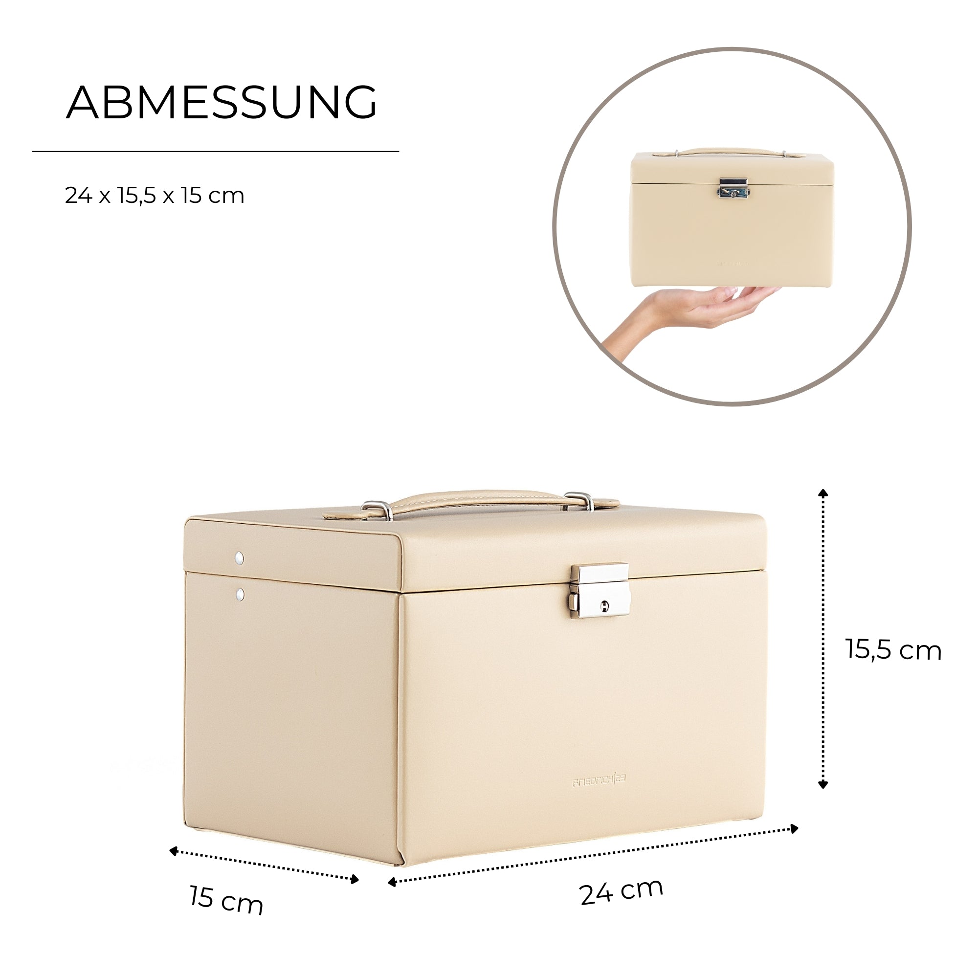 CORDOBA Schmuckkasten aus Leder