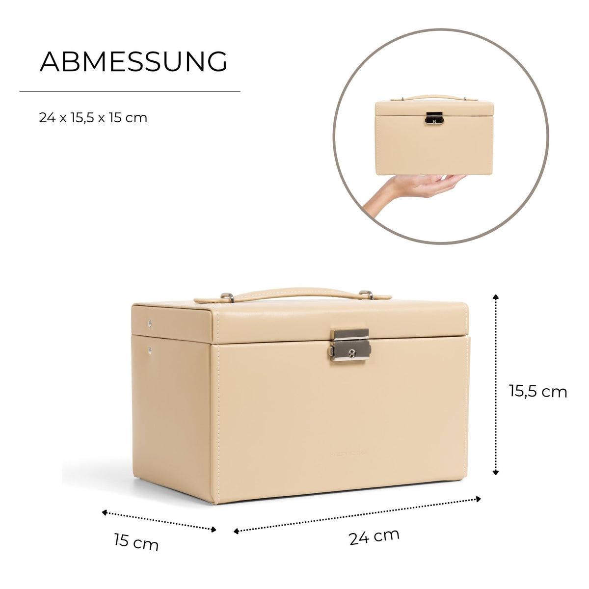 CORDOBA leather jewelry box