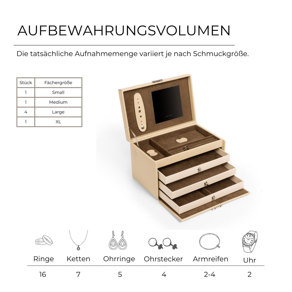 CORDOBA leather jewelry box