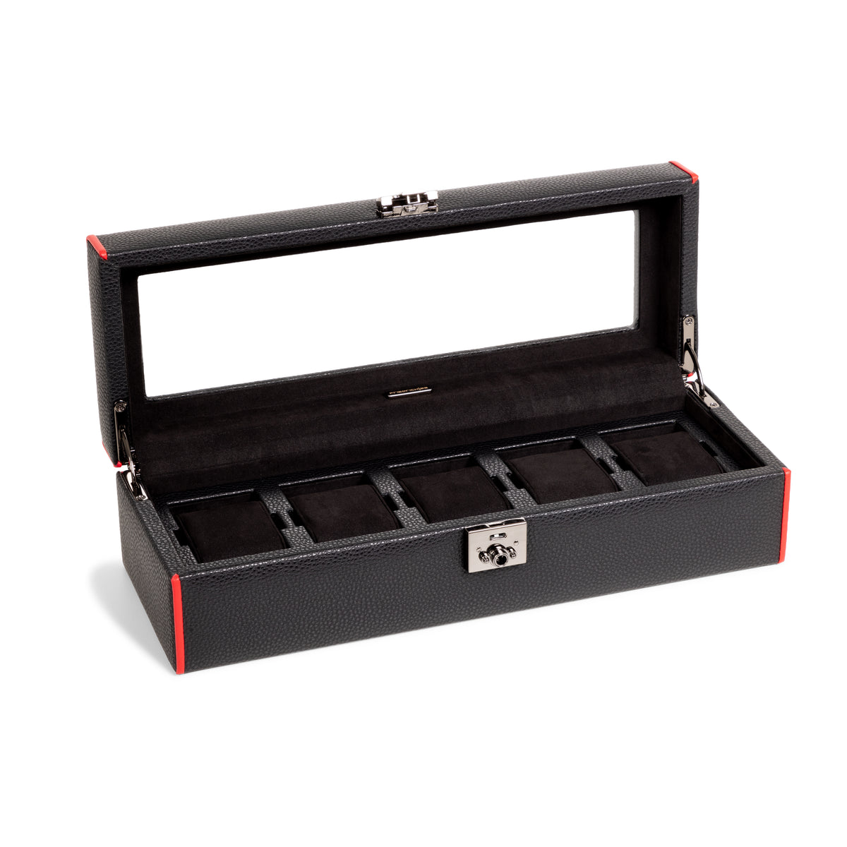 MARANELLO – 5er Uhrenbox - Genarbtes Vollrindleder
