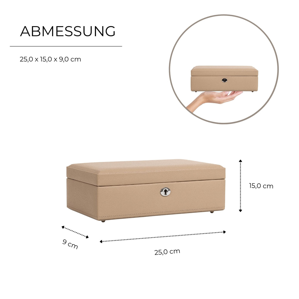 VITORIA - Jewelry Box - Genuine Leather