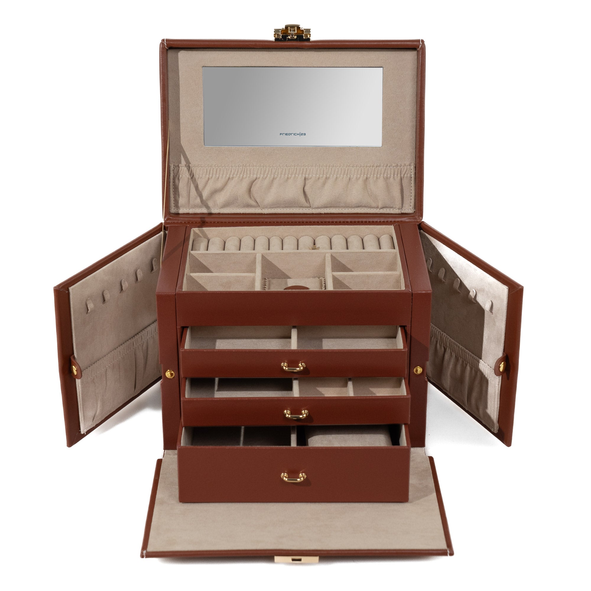 CORDOBA Schmuckkasten groß aus Leder