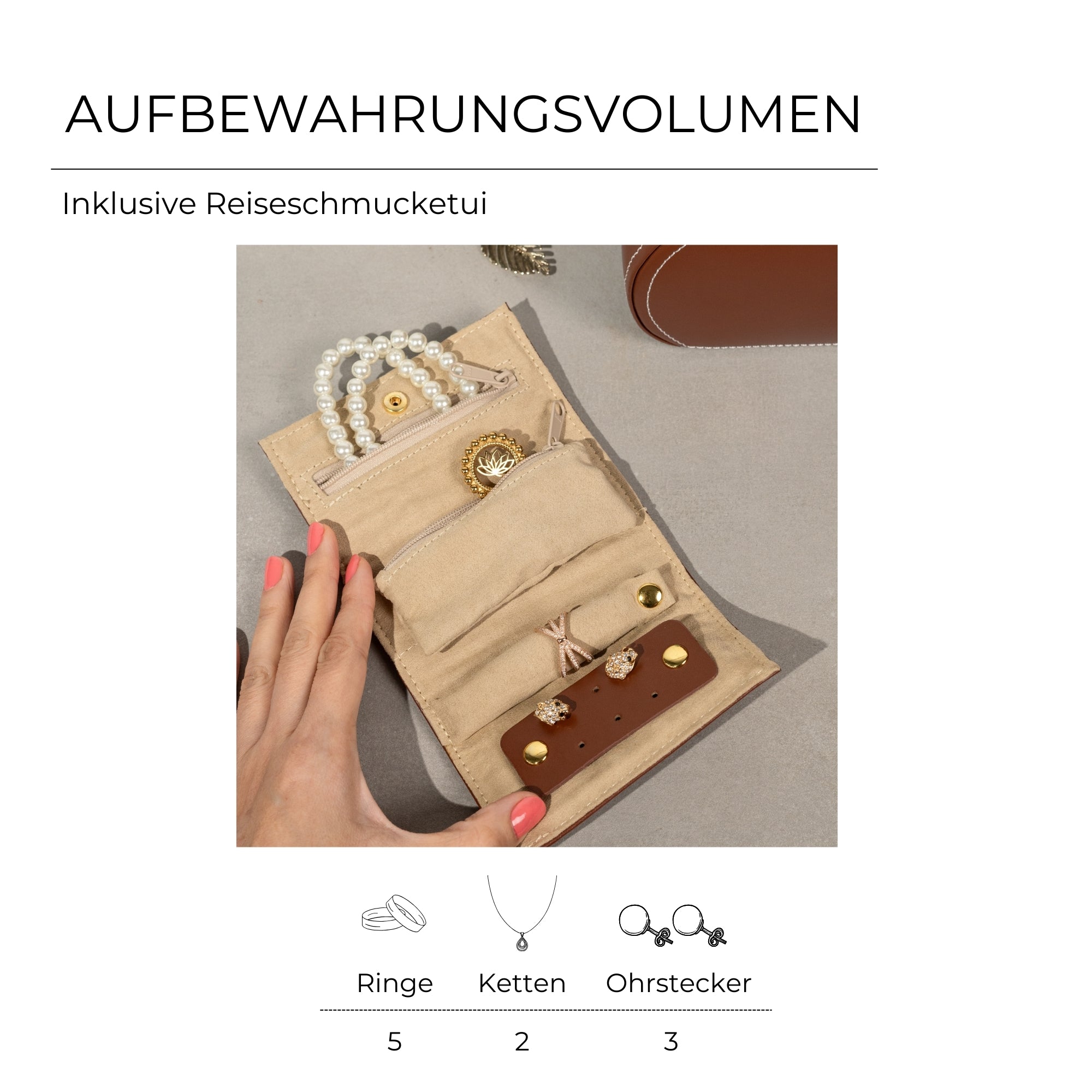CORDOBA Schmuckkasten aus Leder