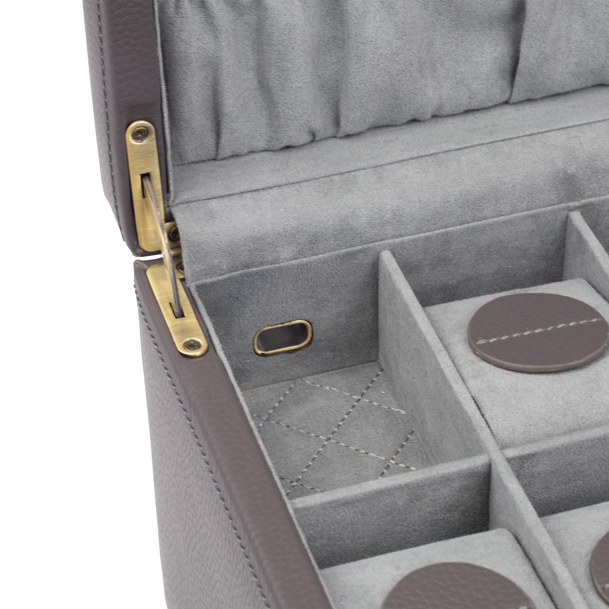 DYNASTY XXL Uhrenbox für 20 Uhren aus Leder