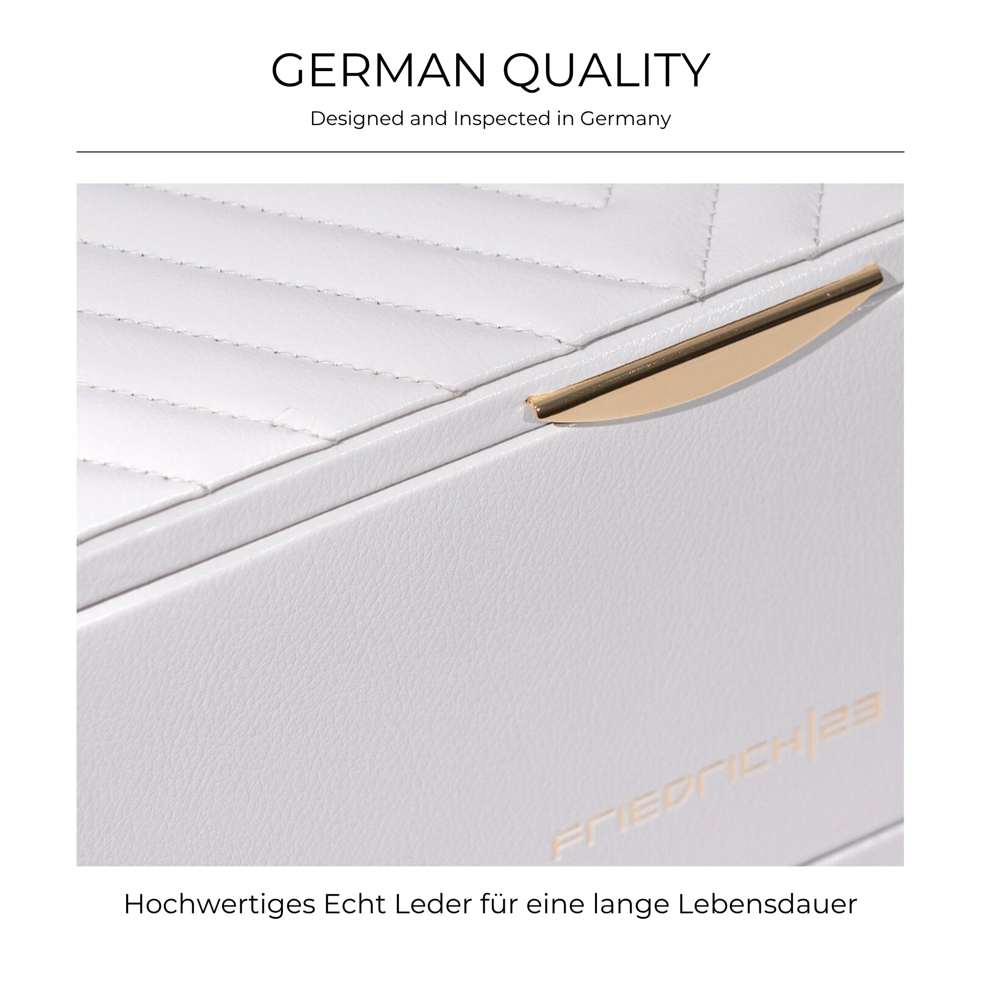 AURORA Großer Jubiläums-Schmuckkasten aus Leder