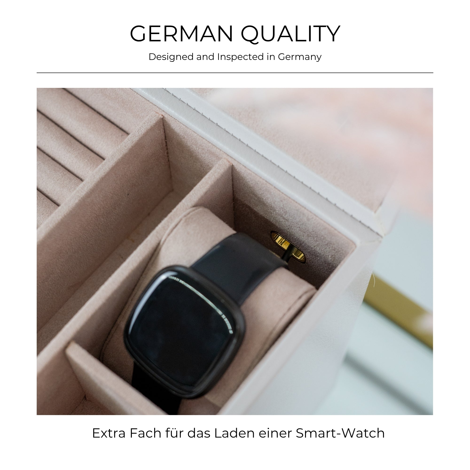 AURORA Großer Jubiläums-Schmuckkasten aus Leder