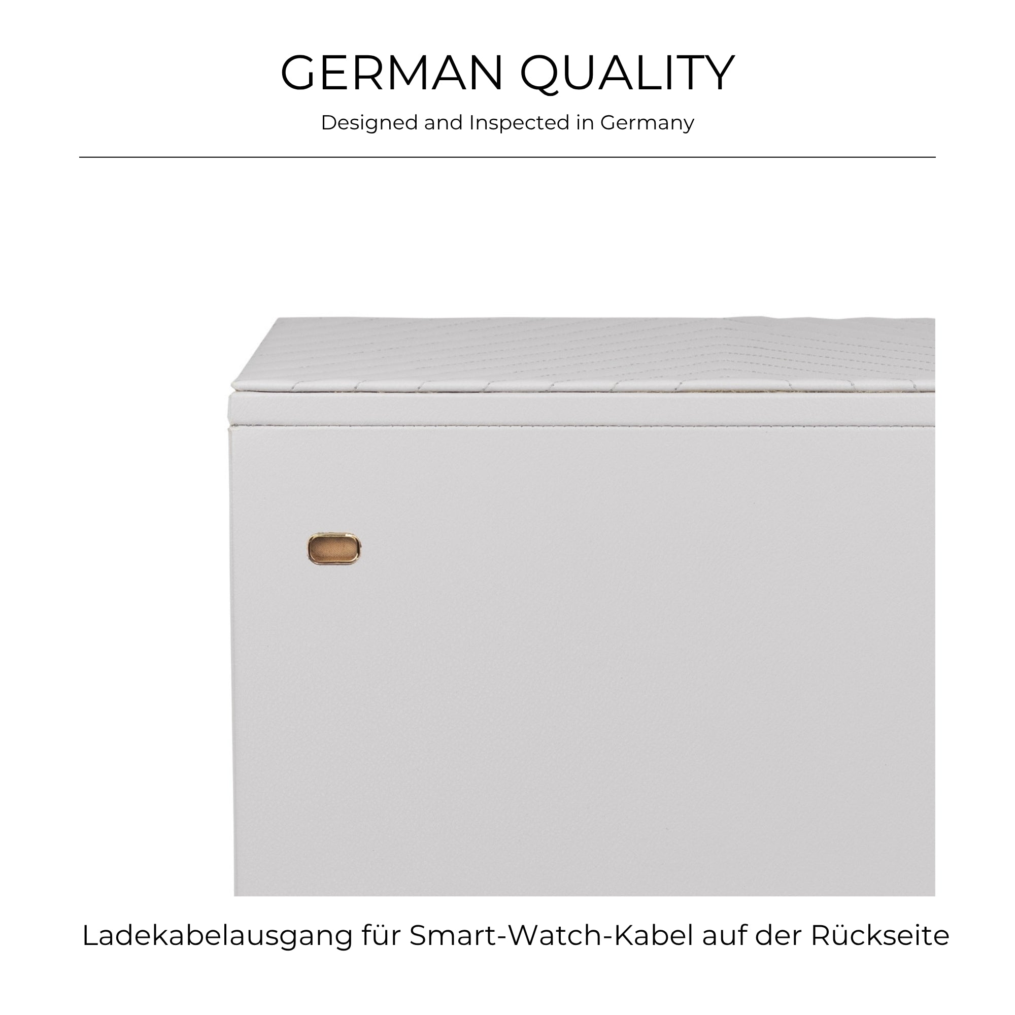 AURORA Großer Jubiläums-Schmuckkasten aus Leder