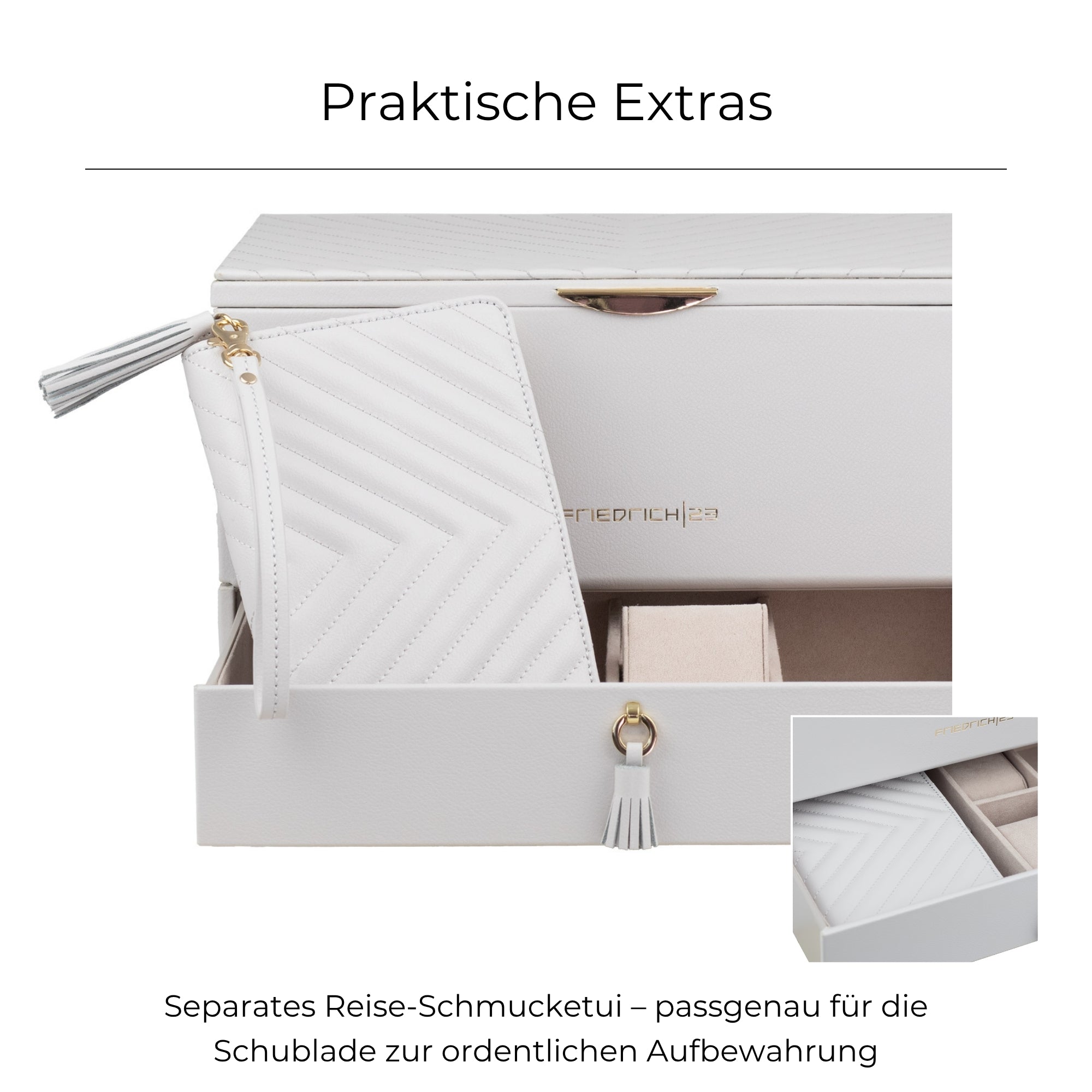 AURORA Großer Jubiläums-Schmuckkasten aus Leder