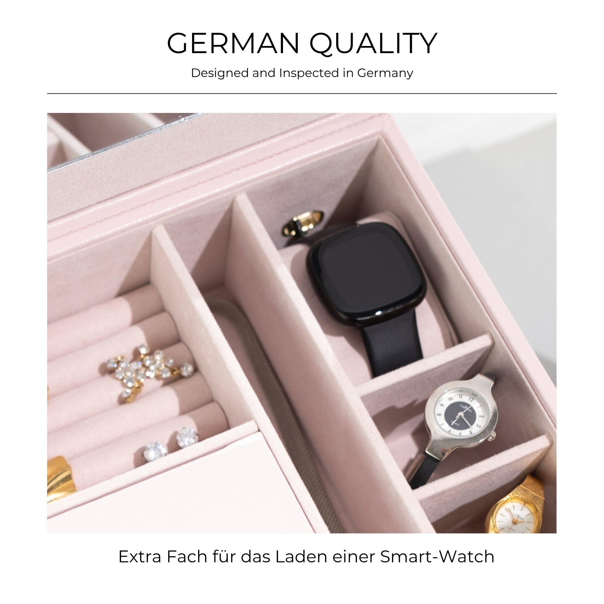 AURORA Großer Jubiläums-Schmuckkasten aus Leder