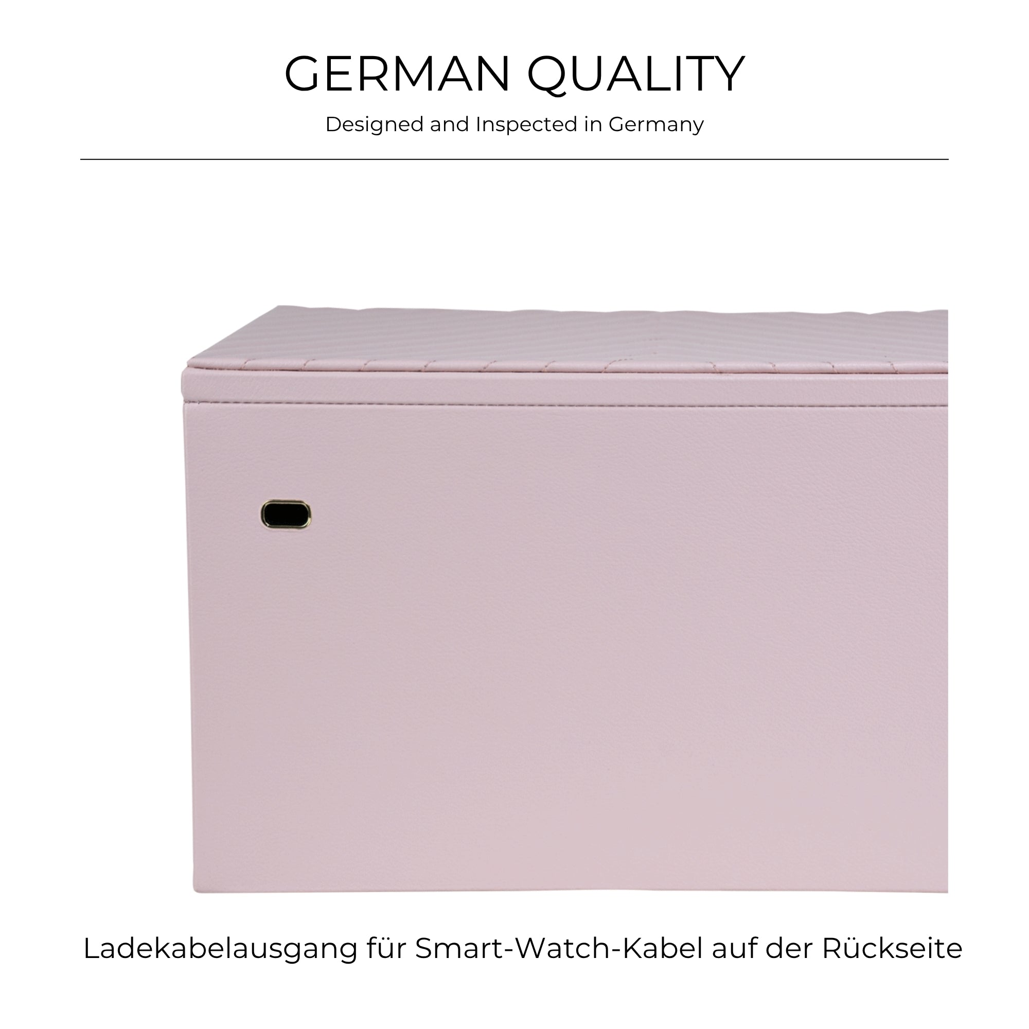 AURORA Großer Jubiläums-Schmuckkasten aus Leder