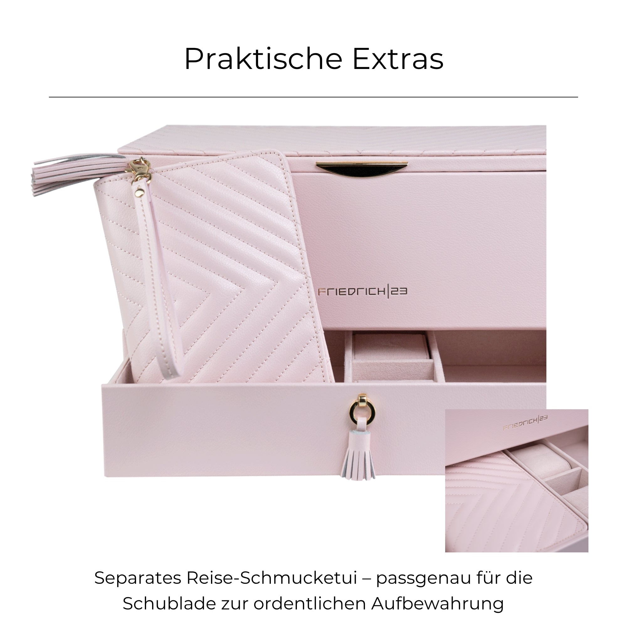 AURORA Großer Jubiläums-Schmuckkasten aus Leder