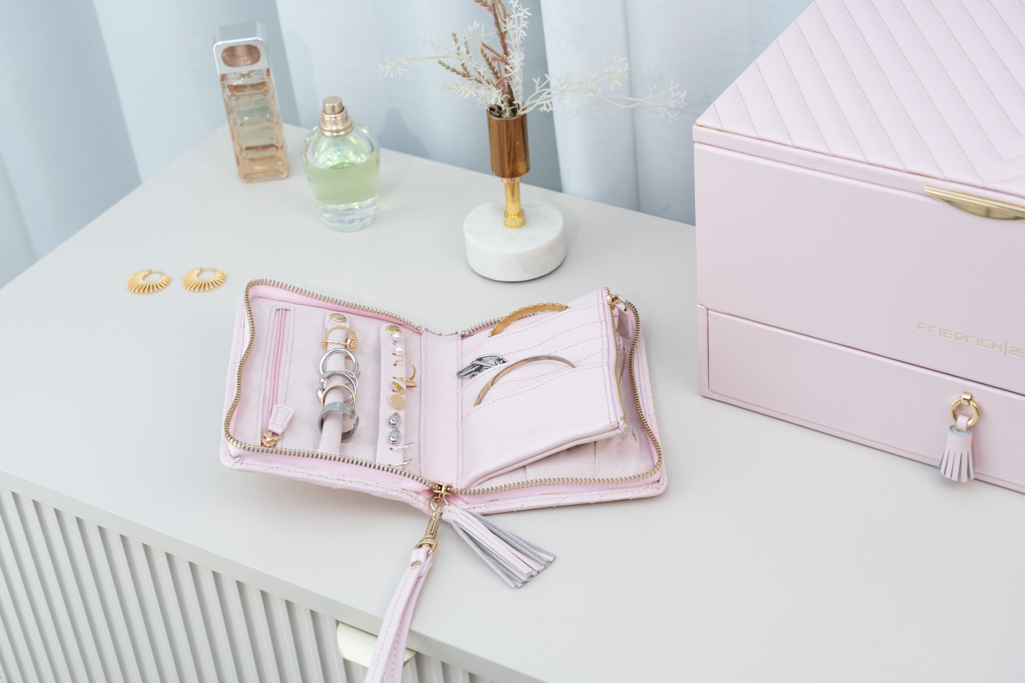 AURORA Schmucketui aus Leder