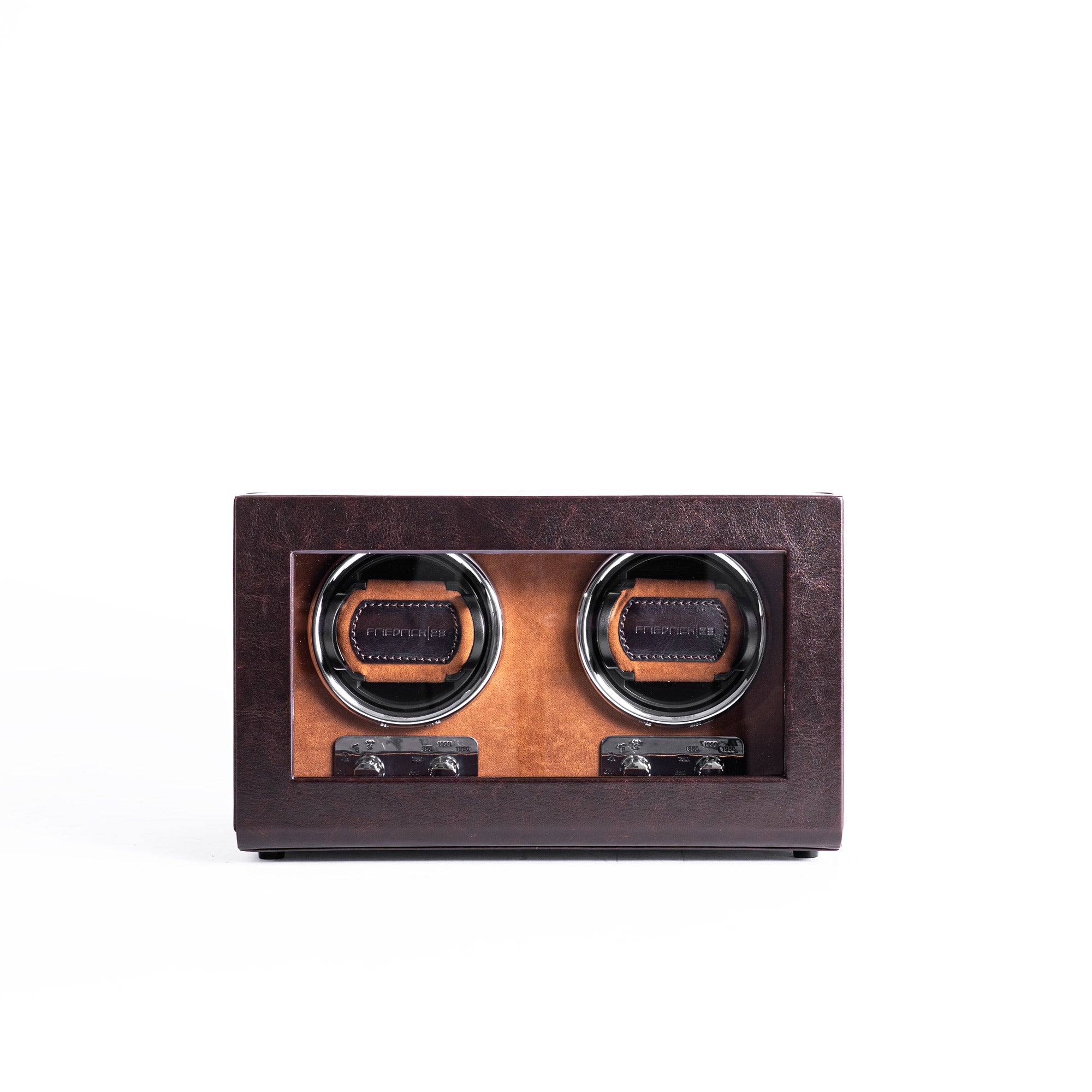 Bond watch winder for 2 watches with LED lighting
