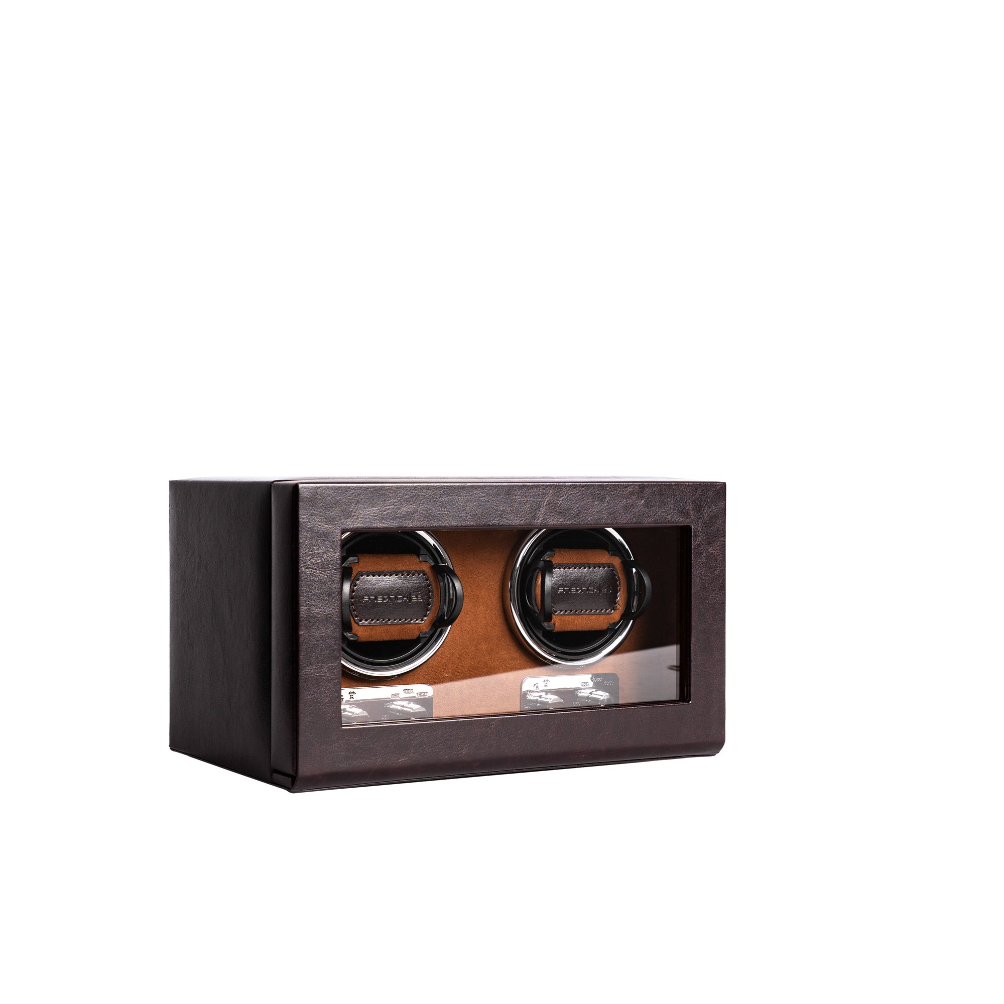 Bond watch winder for 2 watches with LED lighting