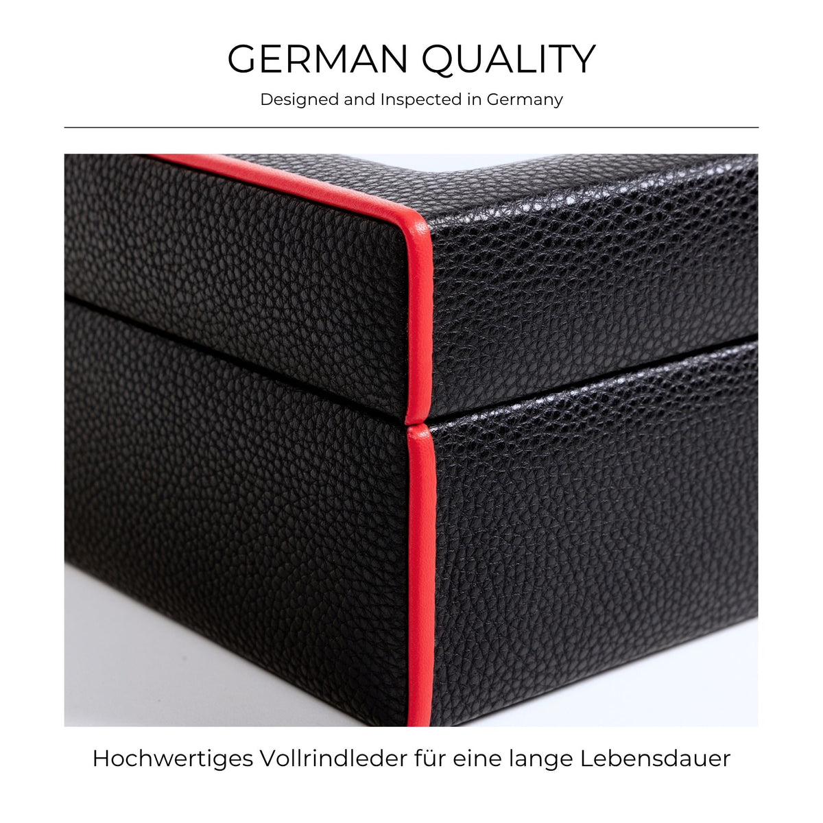 MARANELLO – 10-Watch Box - Grained Full-Grain Leather