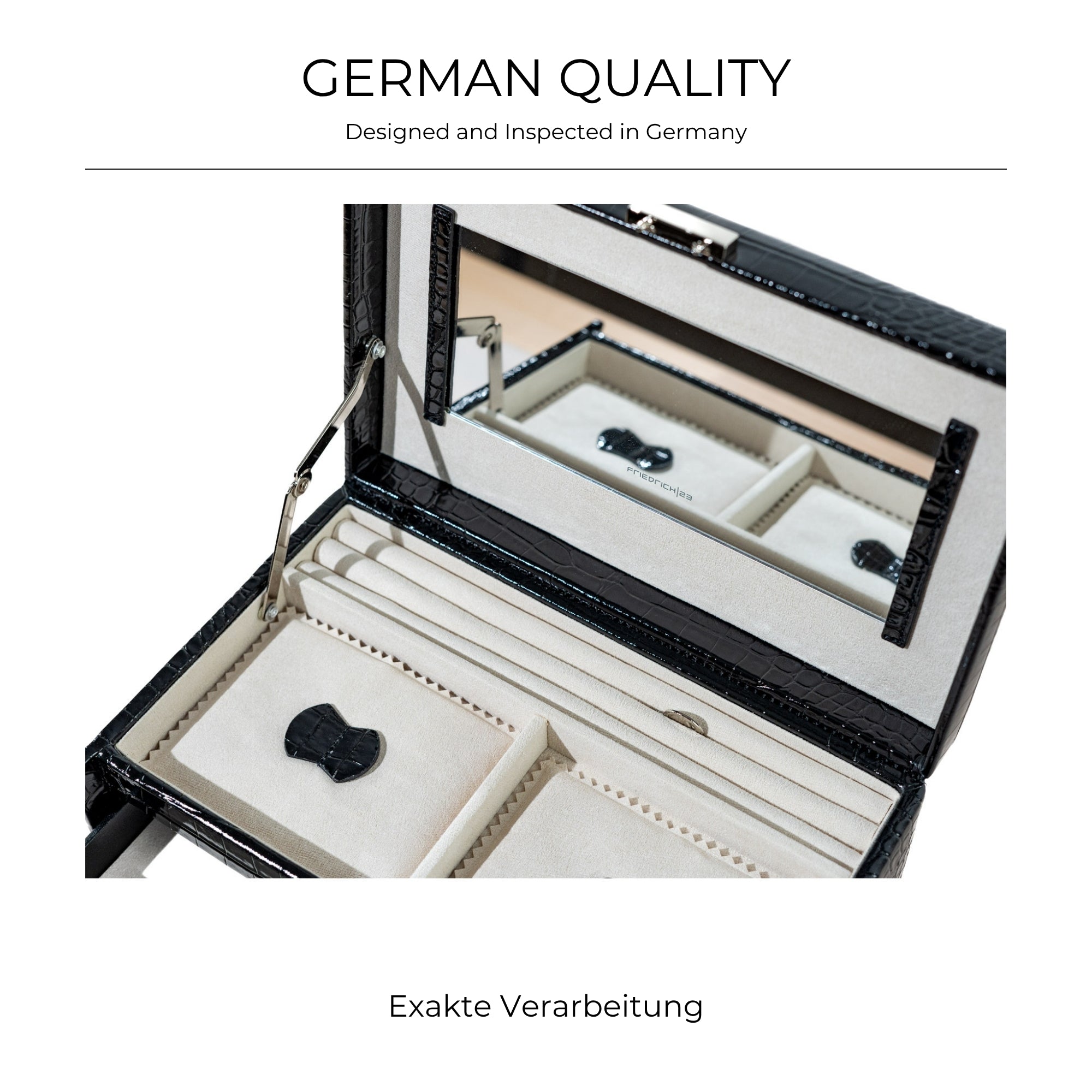 Jolie jewelry box in Kroko optics