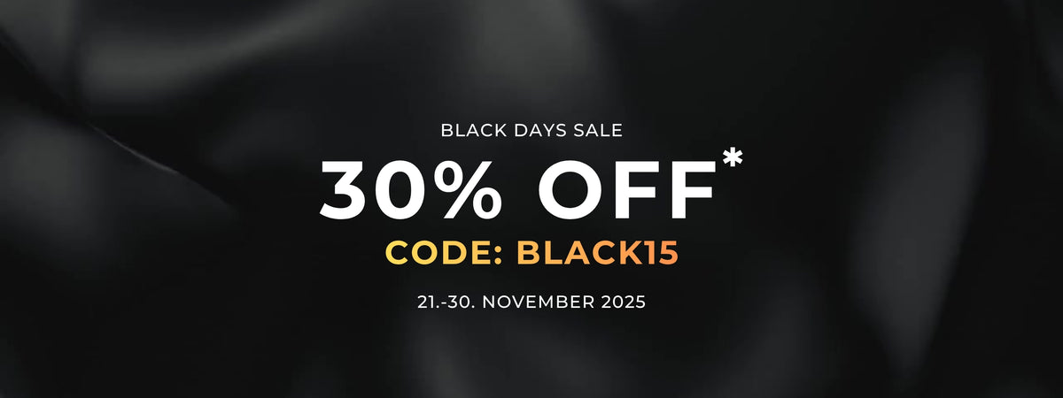 30% off Black Week Sale, 21.-30.11.2025