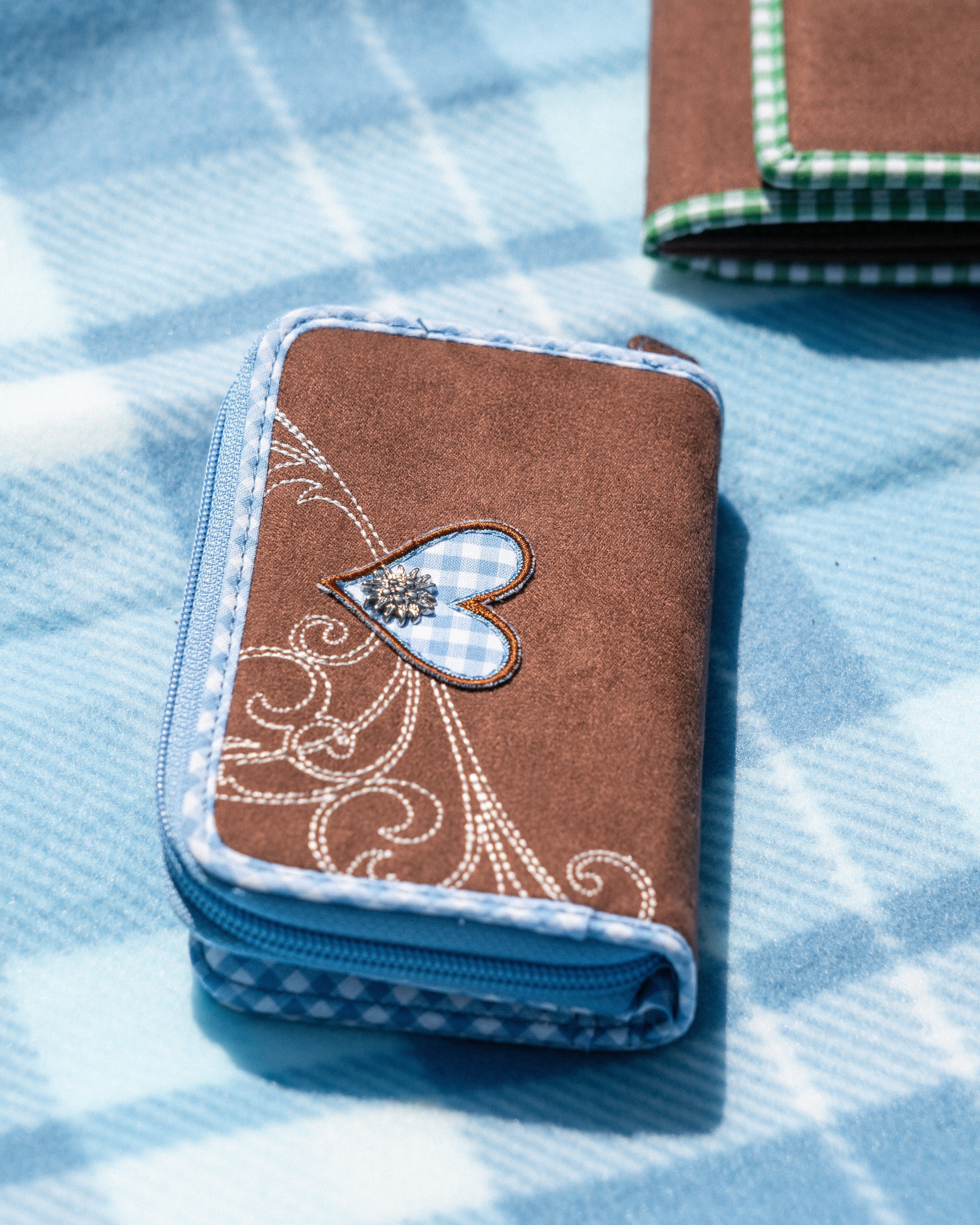 BAVARIA Damen Geldbörse mit Reißverschluss