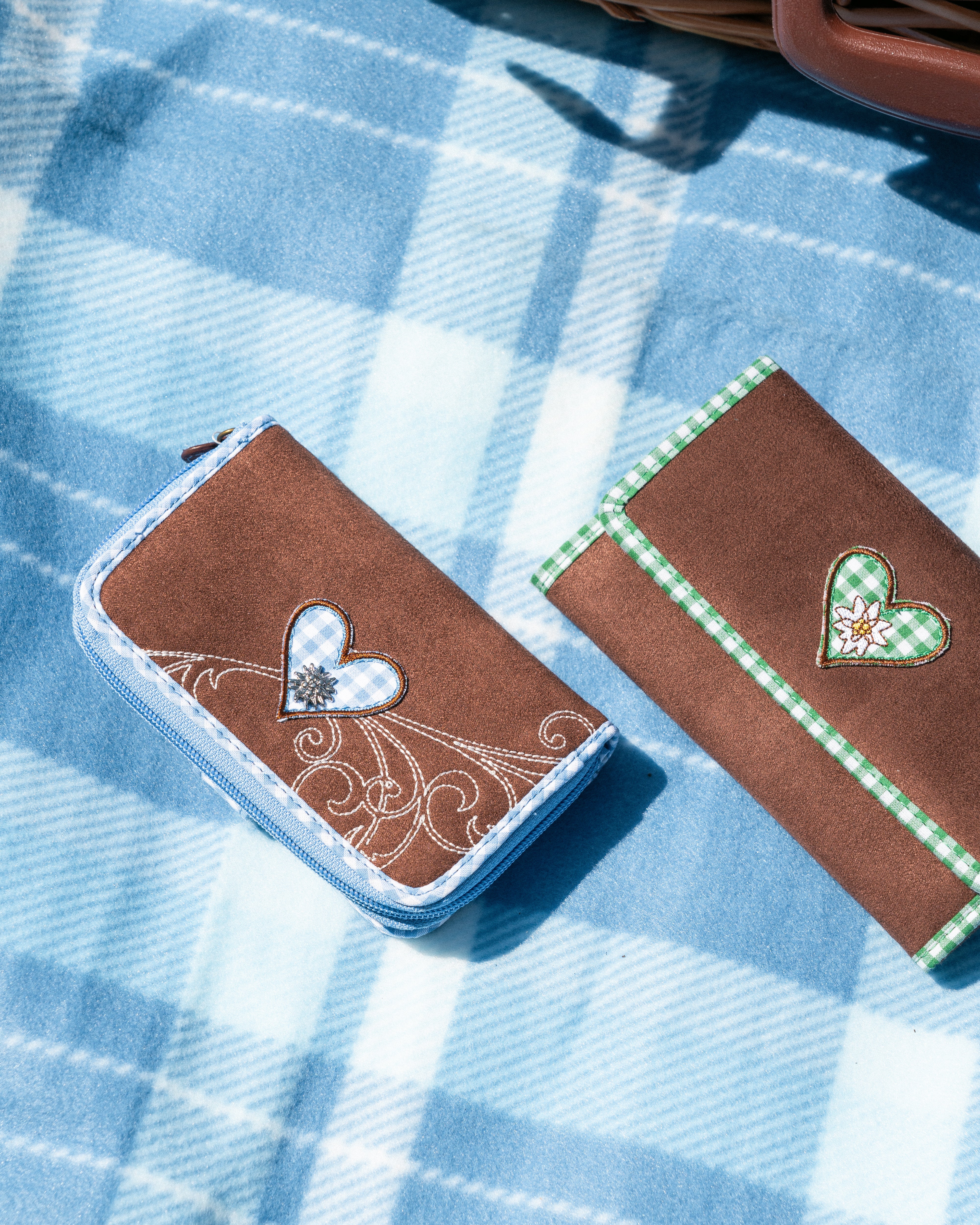 BAVARIA Damen Geldbörse mit Reißverschluss