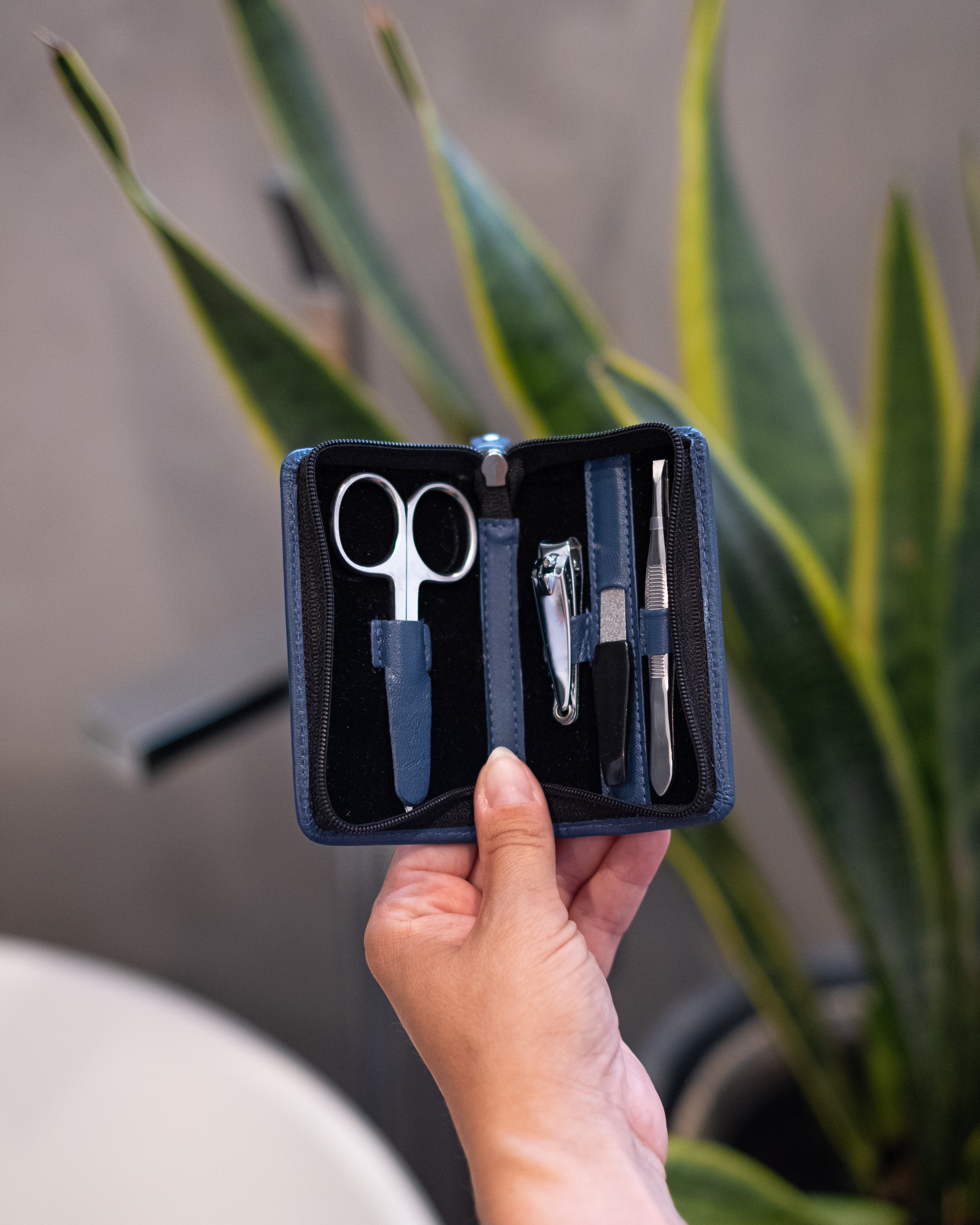 5 tlg. Maniküre-Set mit Nagelzange