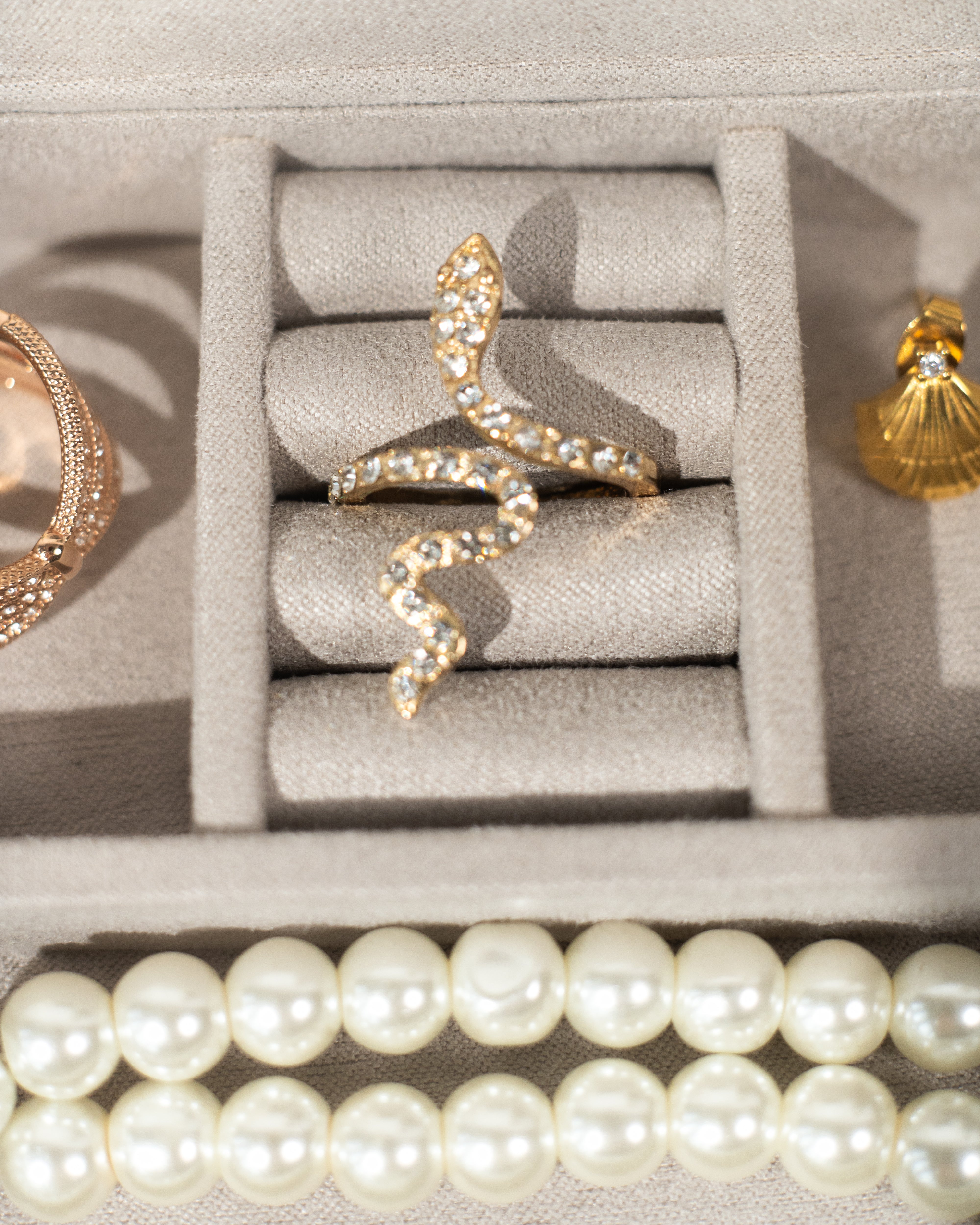 MILANO Schmucketui in Lizard Optik