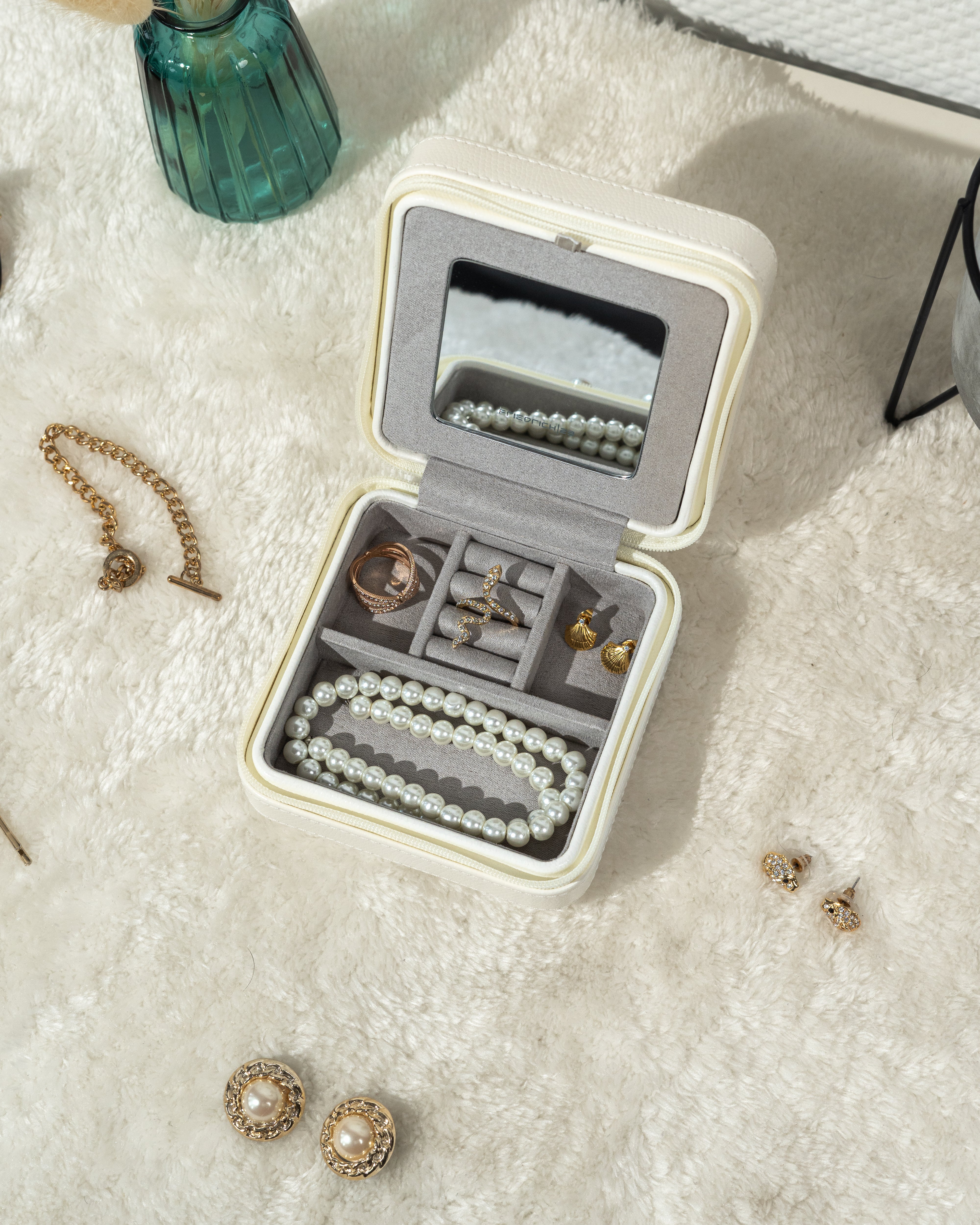 MILANO Schmucketui in Lizard Optik