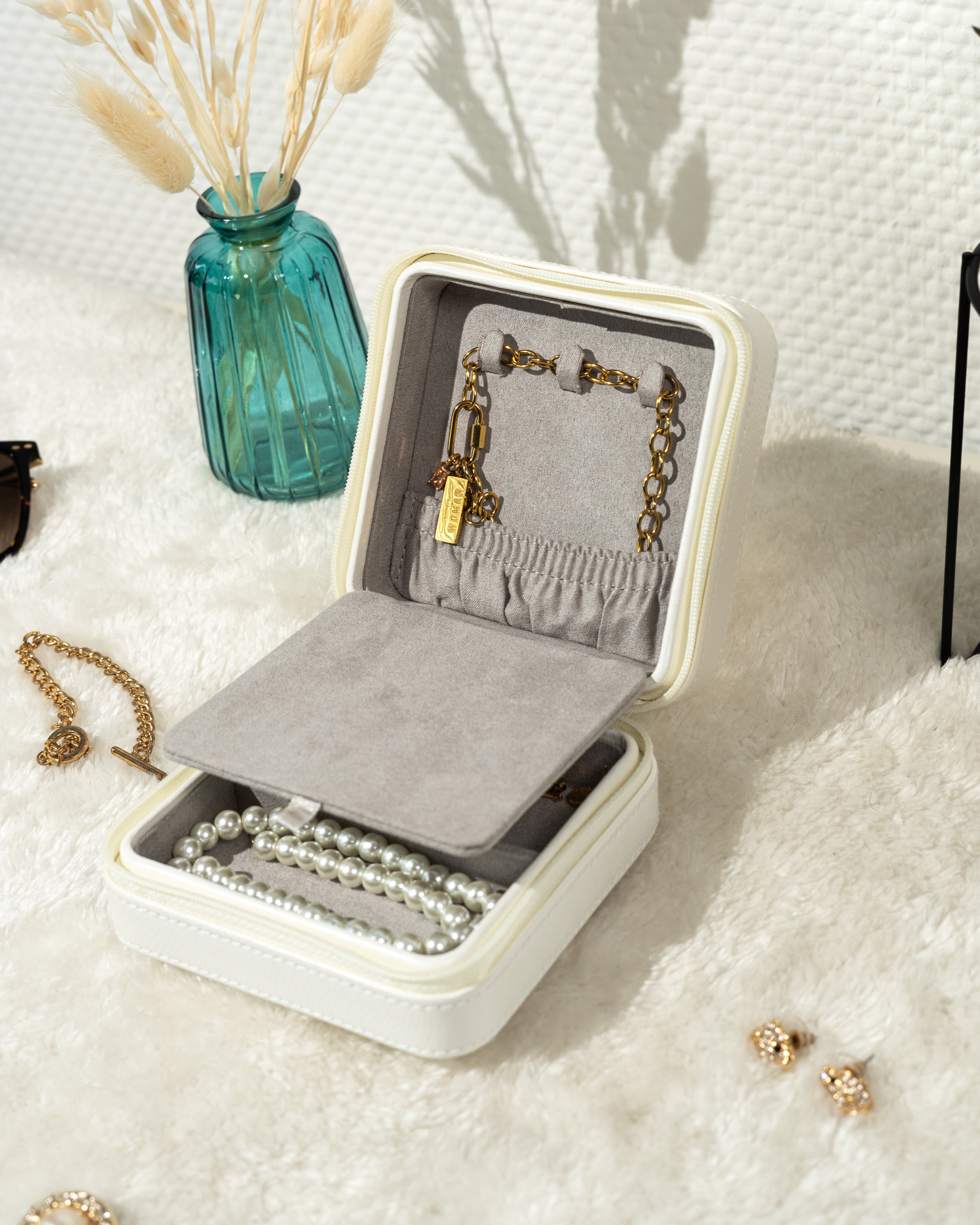 MILANO Schmucketui in Lizard Optik