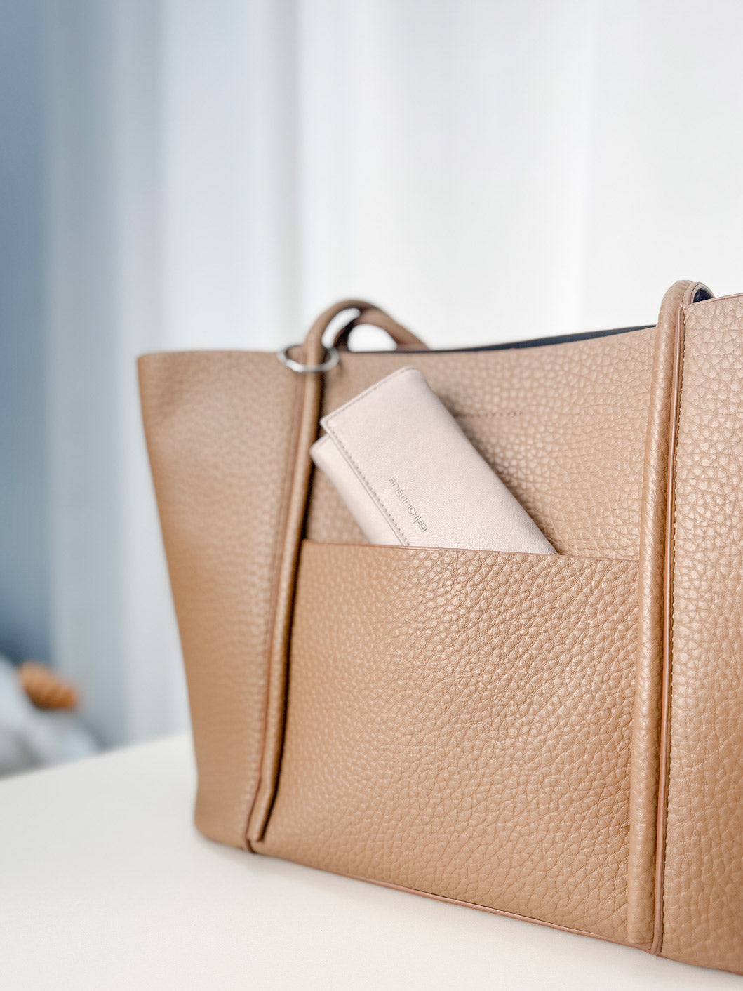 SIENNA jewelry roll small - leather
