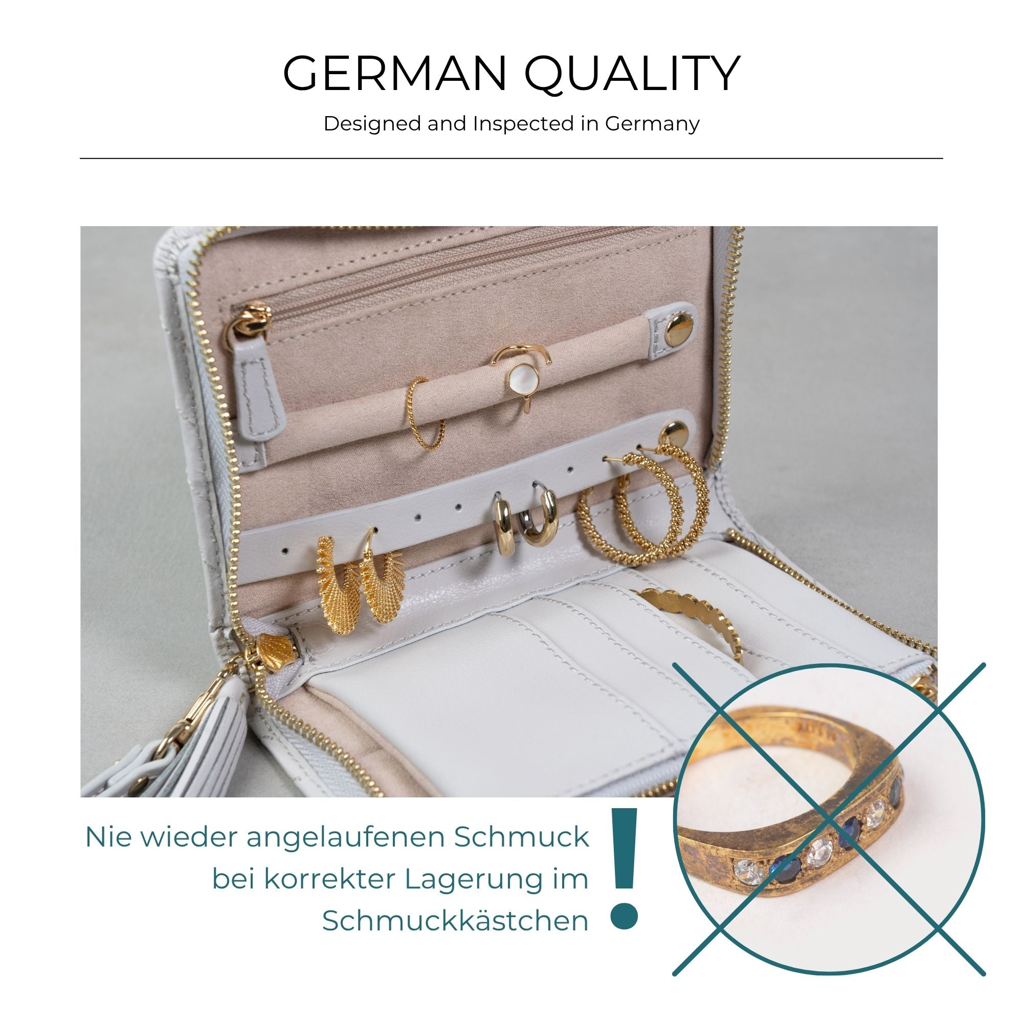 AURORA Schmucketui aus Leder