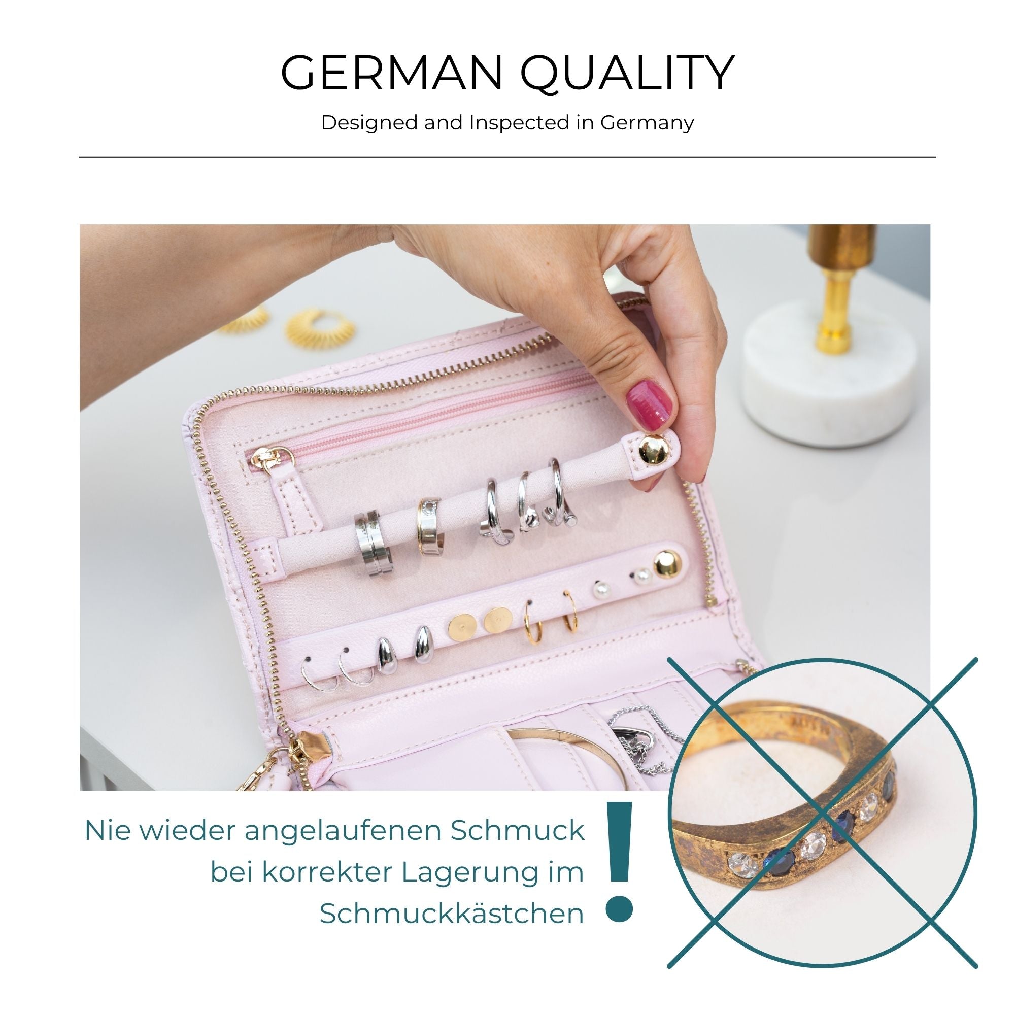 AURORA Schmucketui aus Leder