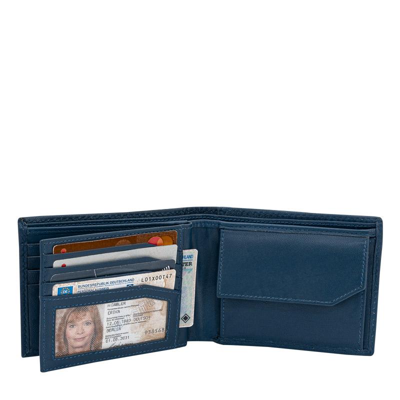 Redford mini wallet made of leather with RFID