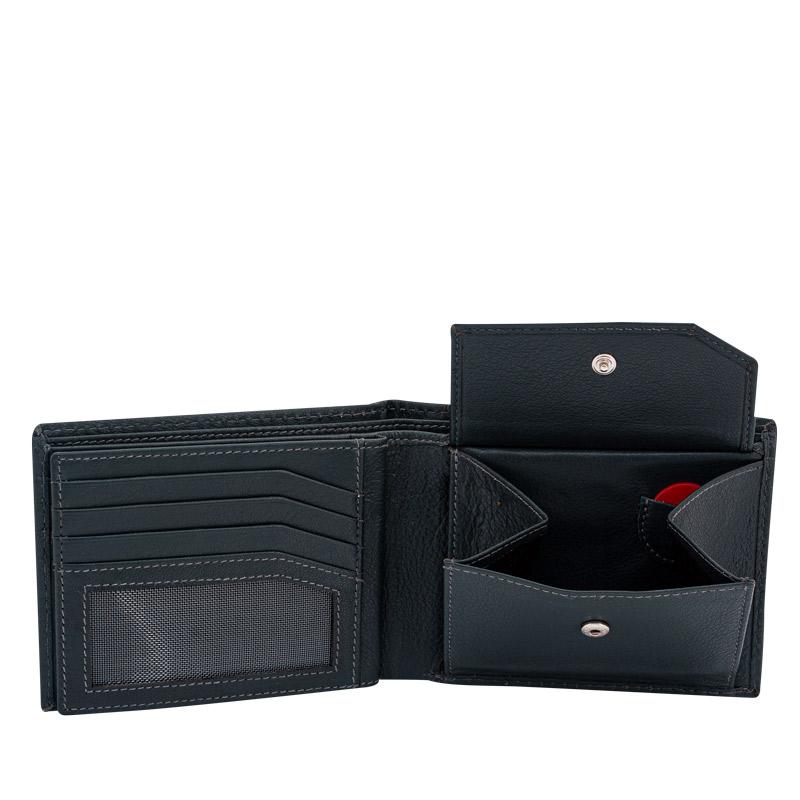 Redford mini wallet made of leather with RFID
